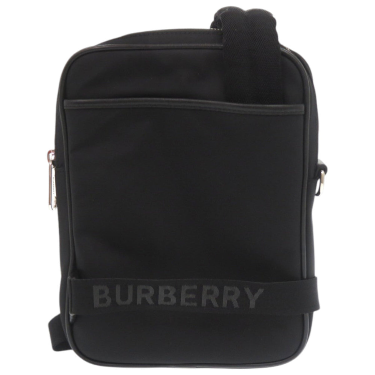 Burberry Black White Nylon Sling Bag (Pre-Owned)