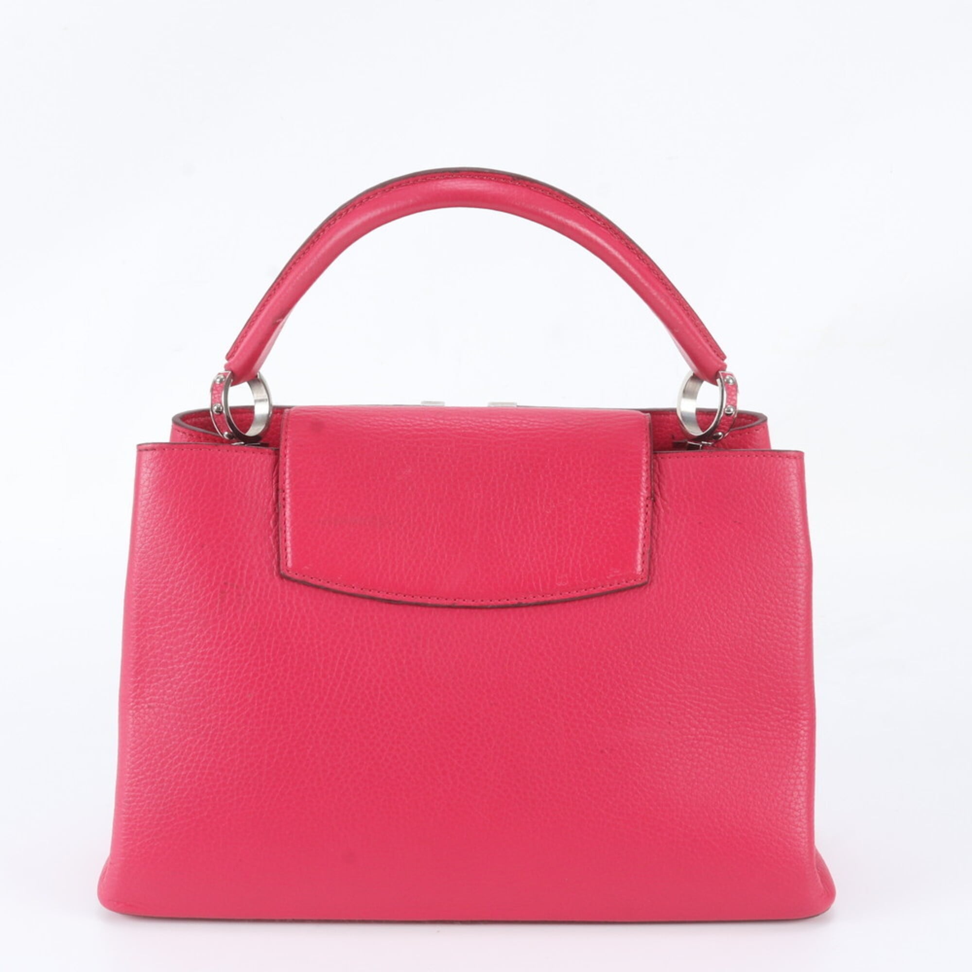 Louis Vuitton Rose Litchi Leather Handbag (Pre-Owned)