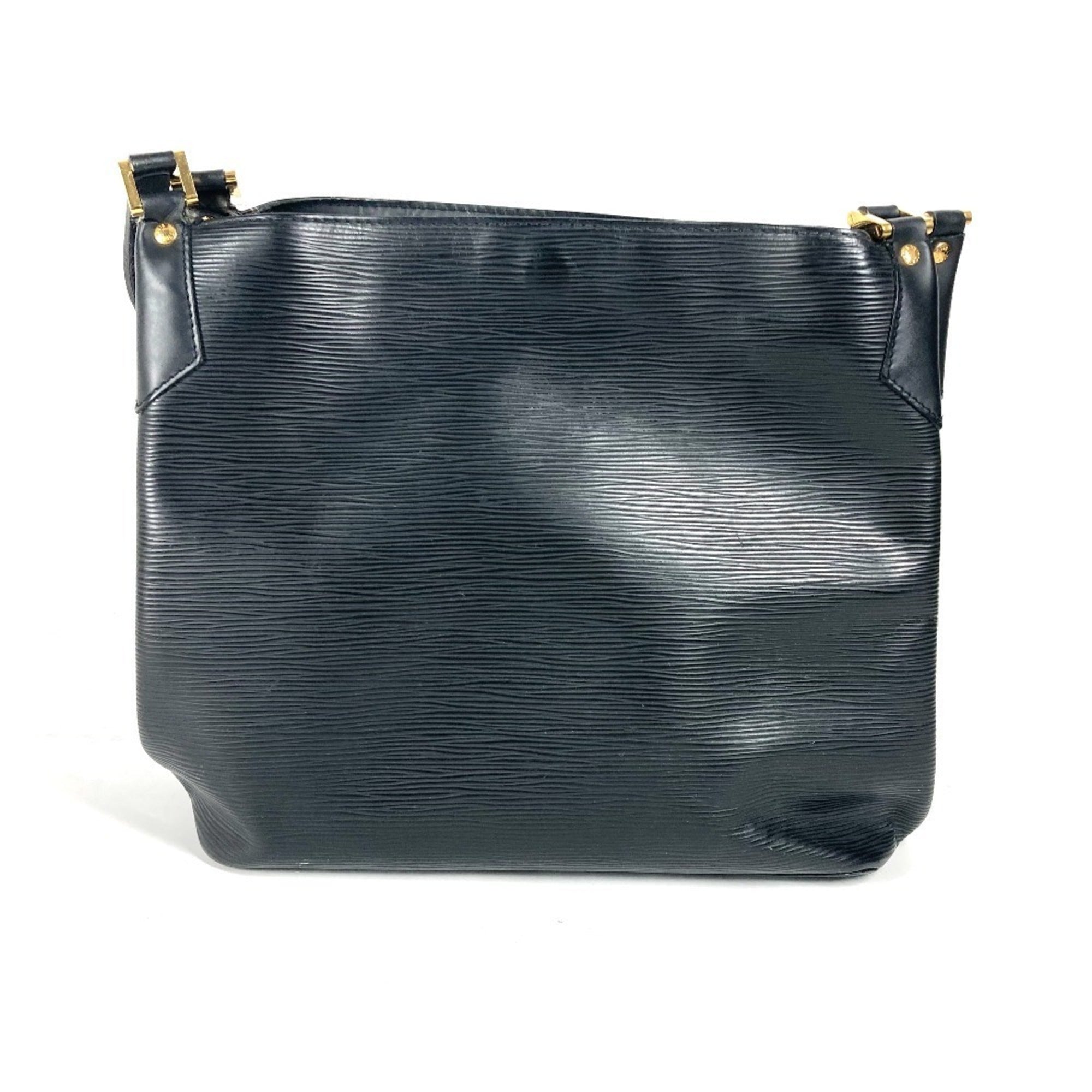 Louis Vuitton Black Noir Epi Leather Shoulder Bag (Pre-Owned)