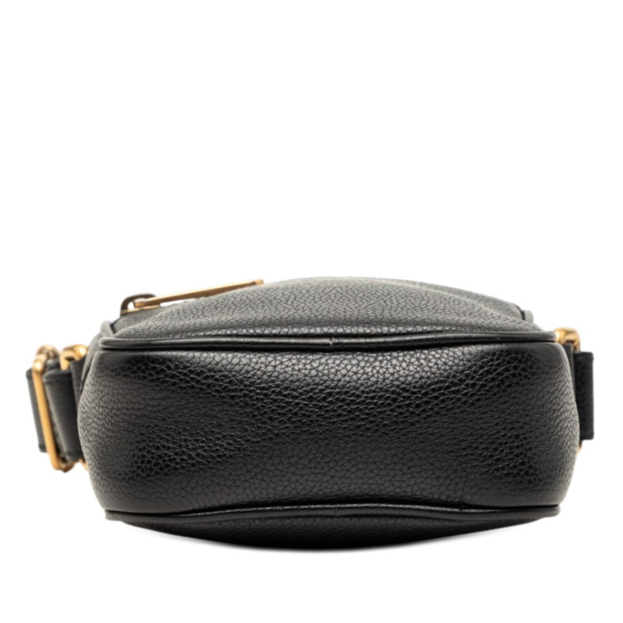 Gucci Black Leather Shoulder Bag (Pre-Owned)