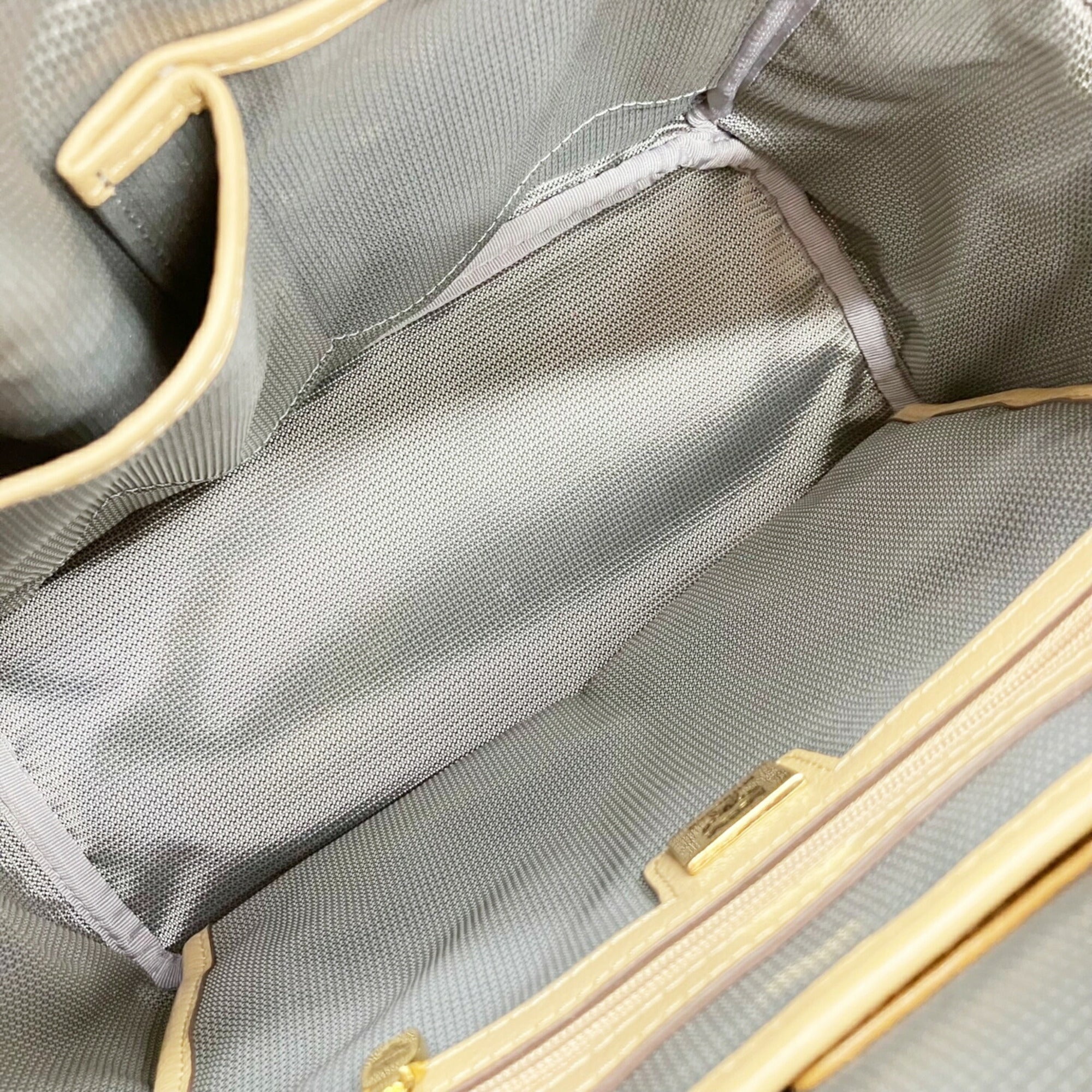 Mcm Beige Leather Backpack (Pre-Owned)