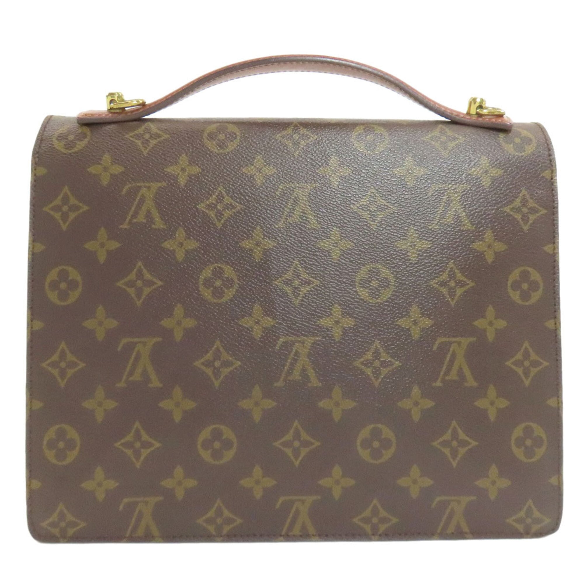 Louis Vuitton Brown Monogram Monogram Canvas Handbag (Pre-Owned)