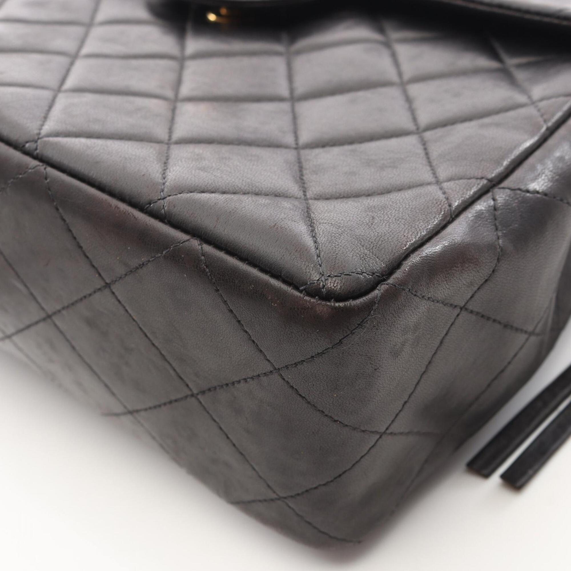 Chanel Black Leather Backpack (Pre-Owned)