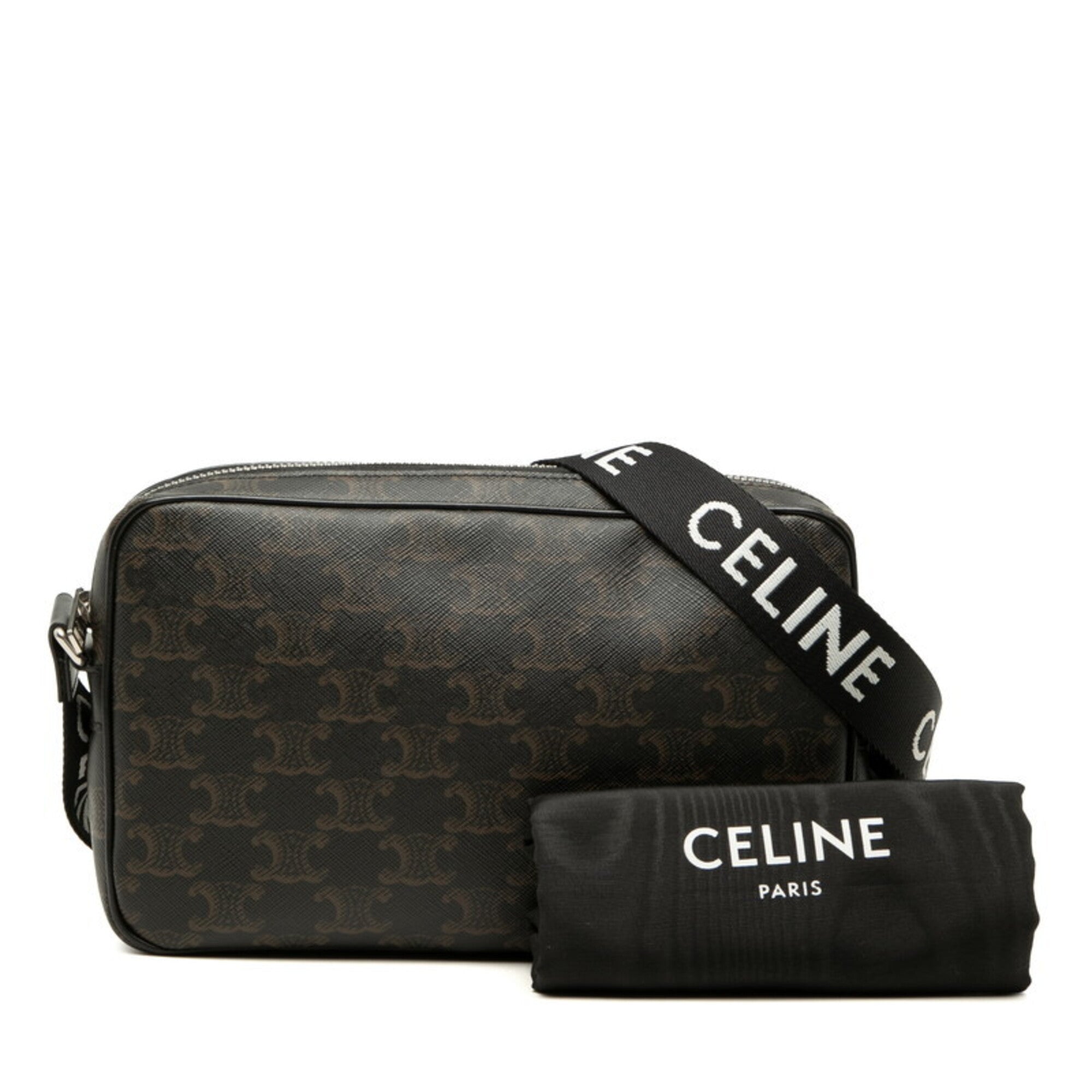 Celine Black Pvc Leather Shoulder Bag (Pre-Owned)