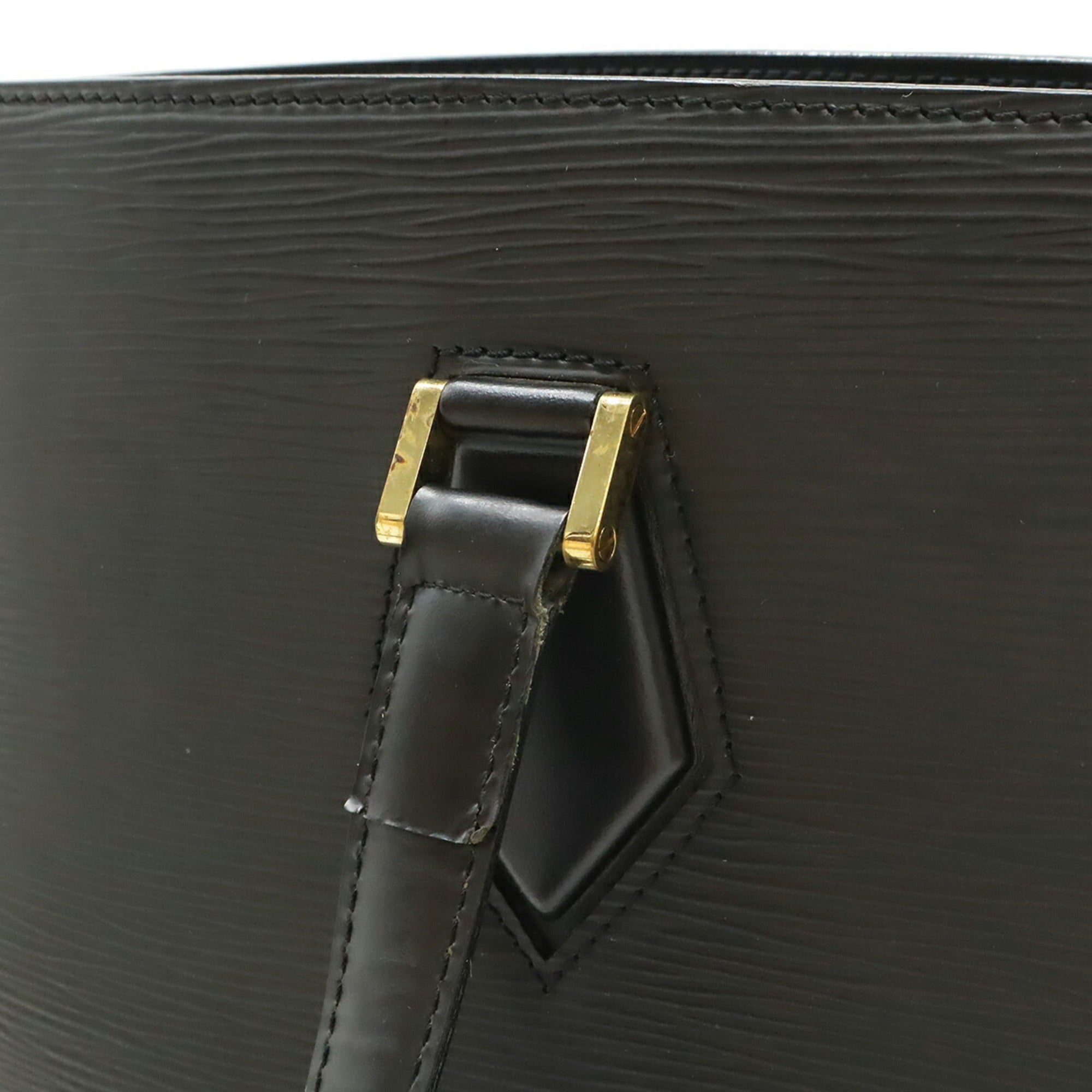 Louis Vuitton Black Epi Leather Shoulder Bag Tote Bag (Pre-Owned)