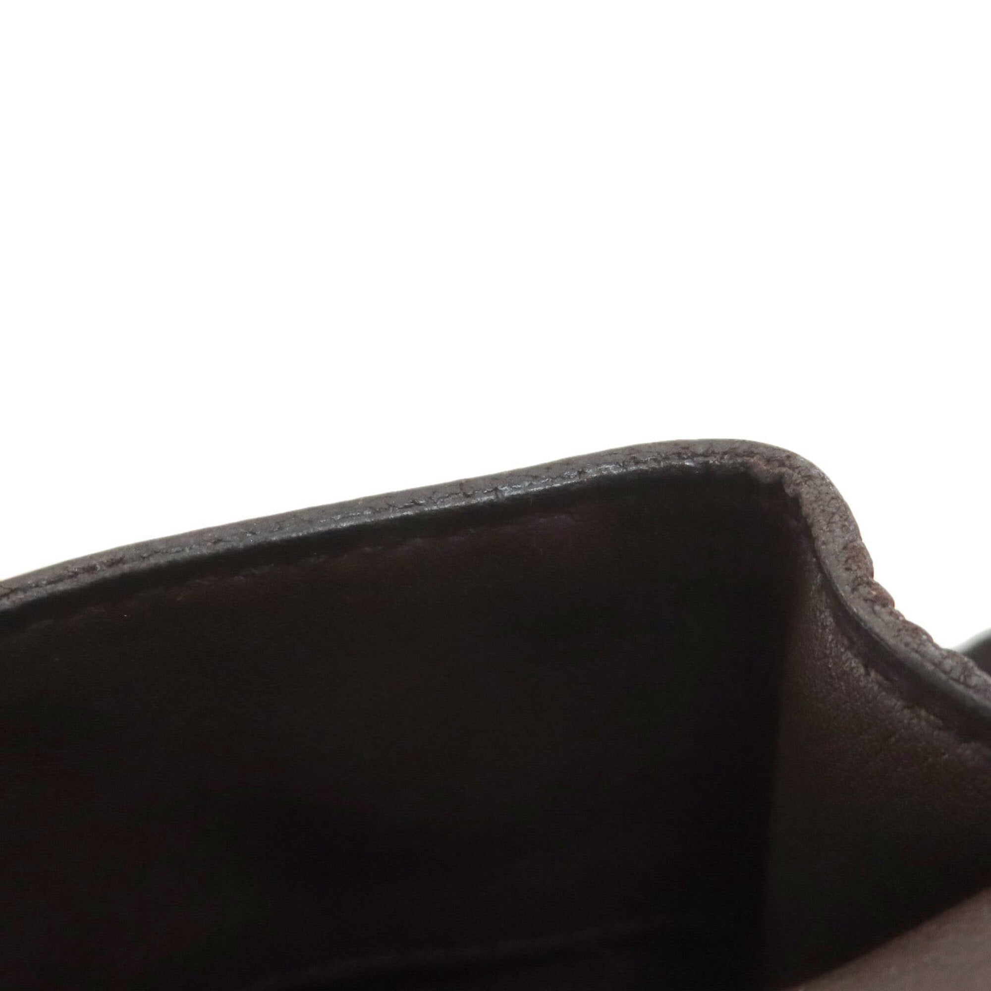 Hermes Brown Leather Handbag (Pre-Owned)
