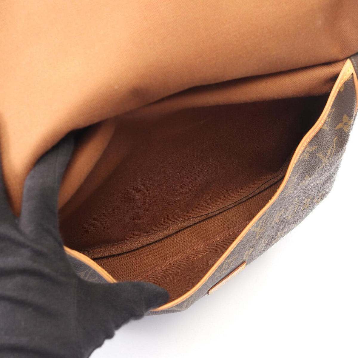 Louis Vuitton Brown Monogram Monogram Leather Handbag Shoulder Bag (Pre-Owned)