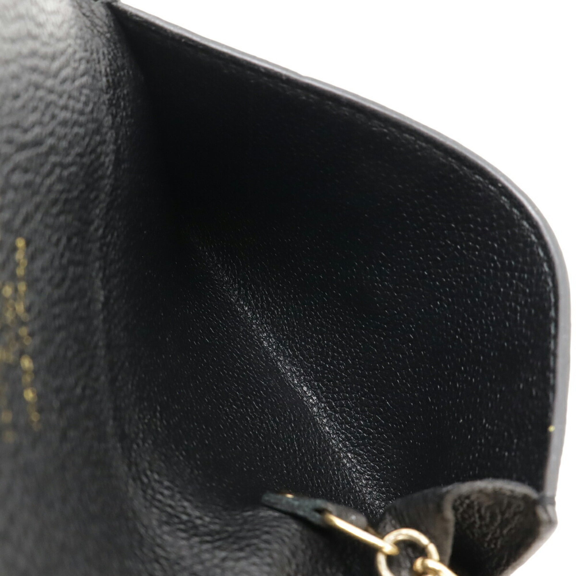 Louis Vuitton Monogram Empreinte Black Noir Monogram Empreinte Coin Purse/Coin Case (Pre-Owned)