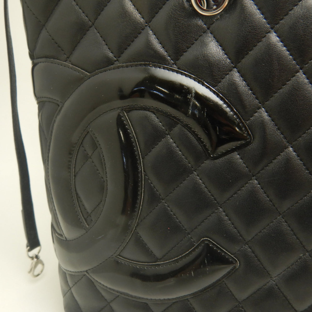 Chanel Black Leather Tote Bag (Pre-Owned)