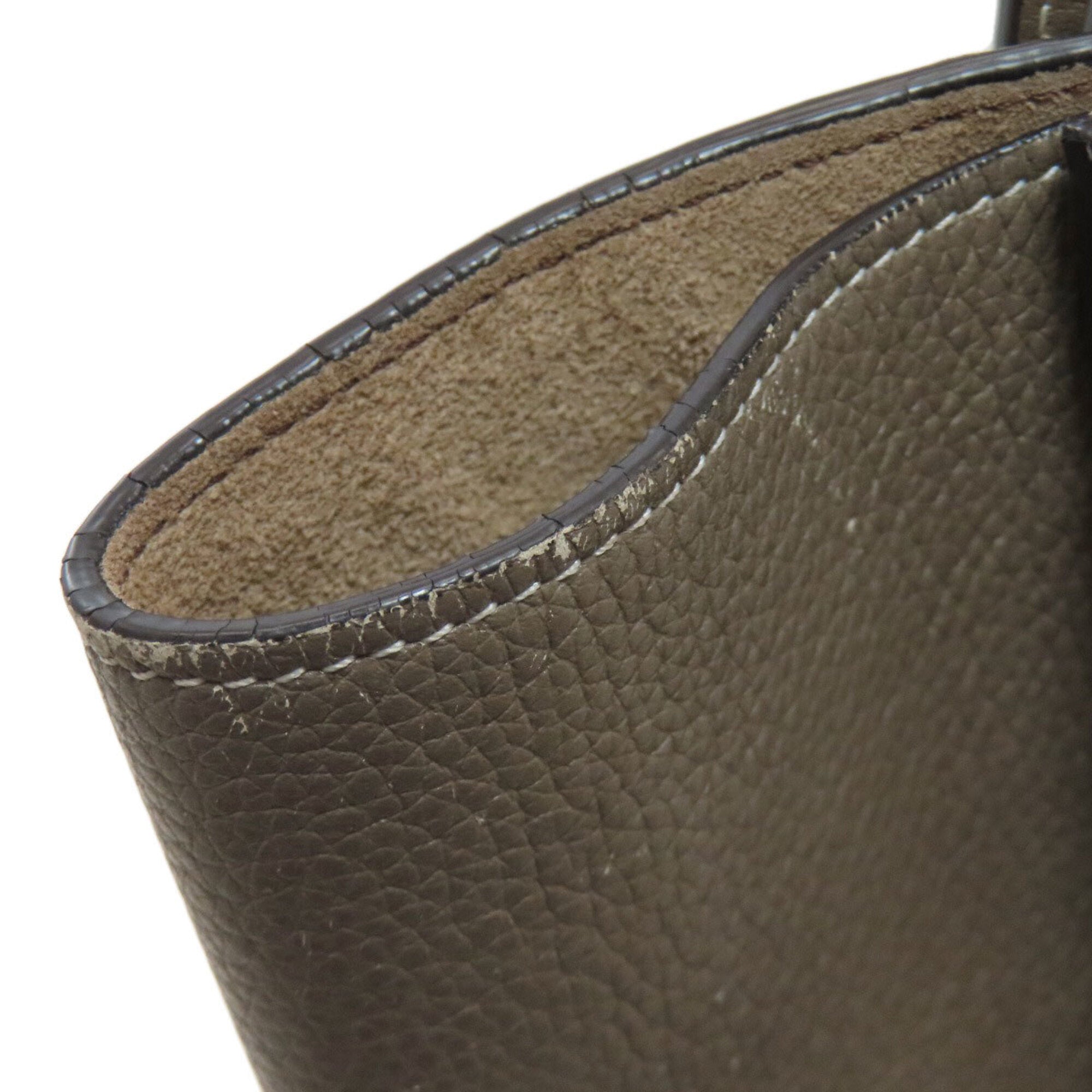 Celine Grayish Leather Handbag (Pre-Owned)