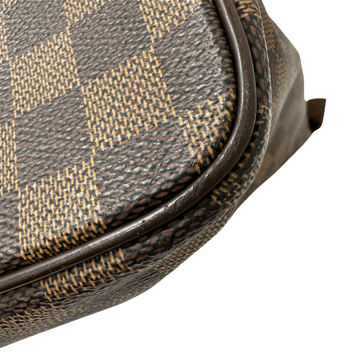 Louis Vuitton Brown Ebene Damier Canvas Handbag Tote Bag (Pre-Owned)
