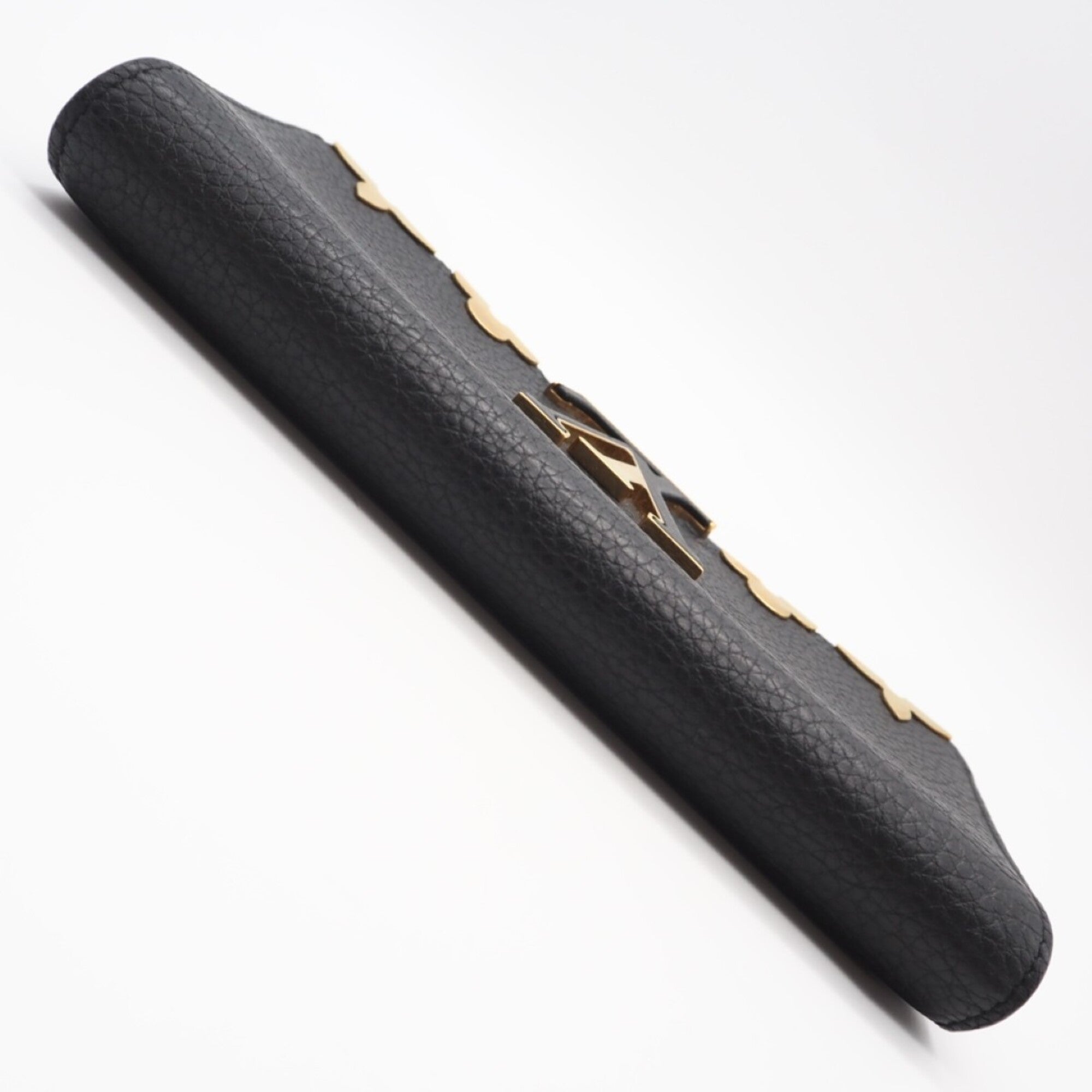 Louis Vuitton Black Leather Long Wallet (Bi-Fold) (Pre-Owned)