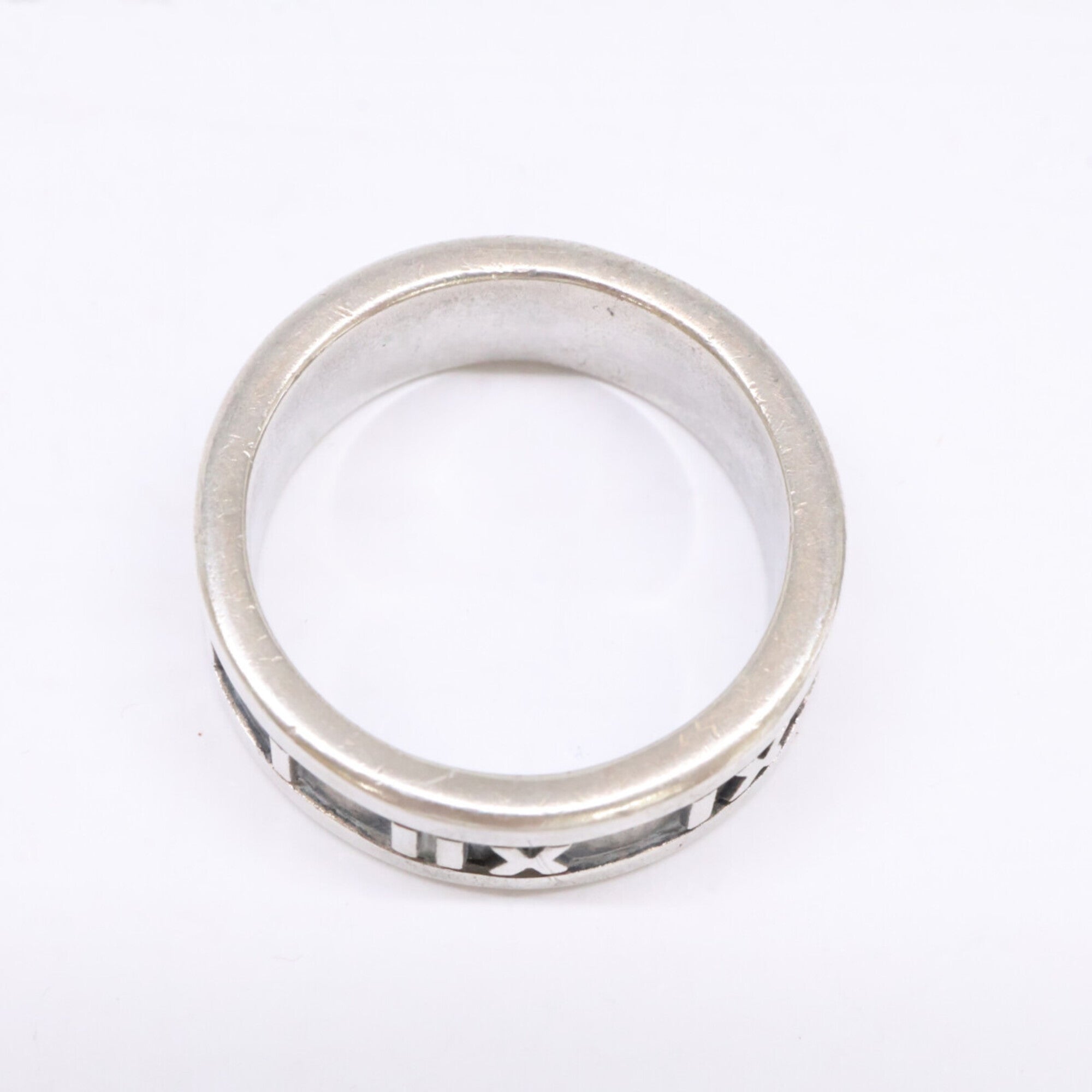 Tiffany Silver Silver 925 Band Ring (Pre-Owned)