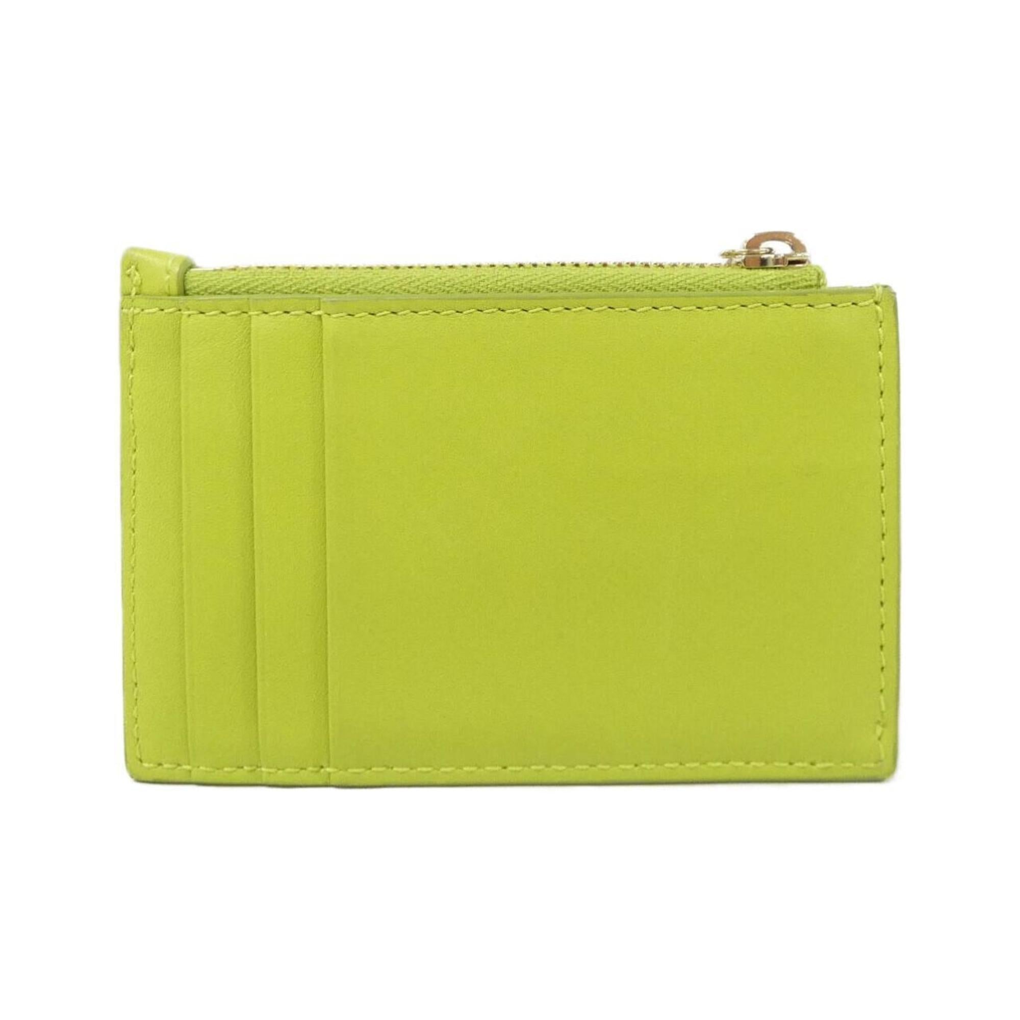 Gucci Green Leather Coin Purse/Coin Case (Pre-Owned)