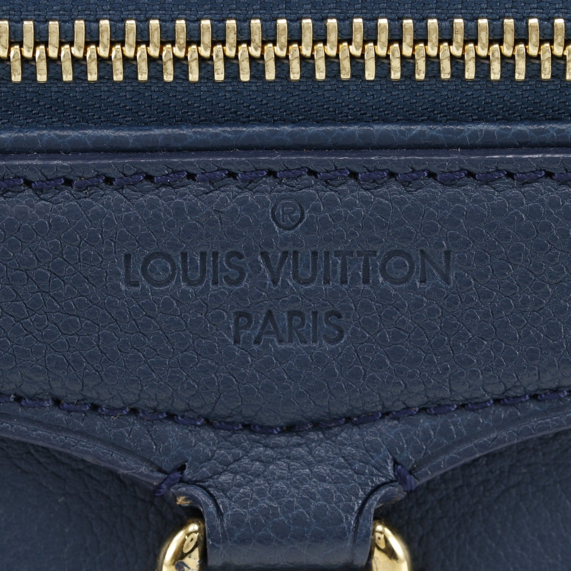 Louis Vuitton Navy Monogram Empreinte Clutch Bag (Pre-Owned)