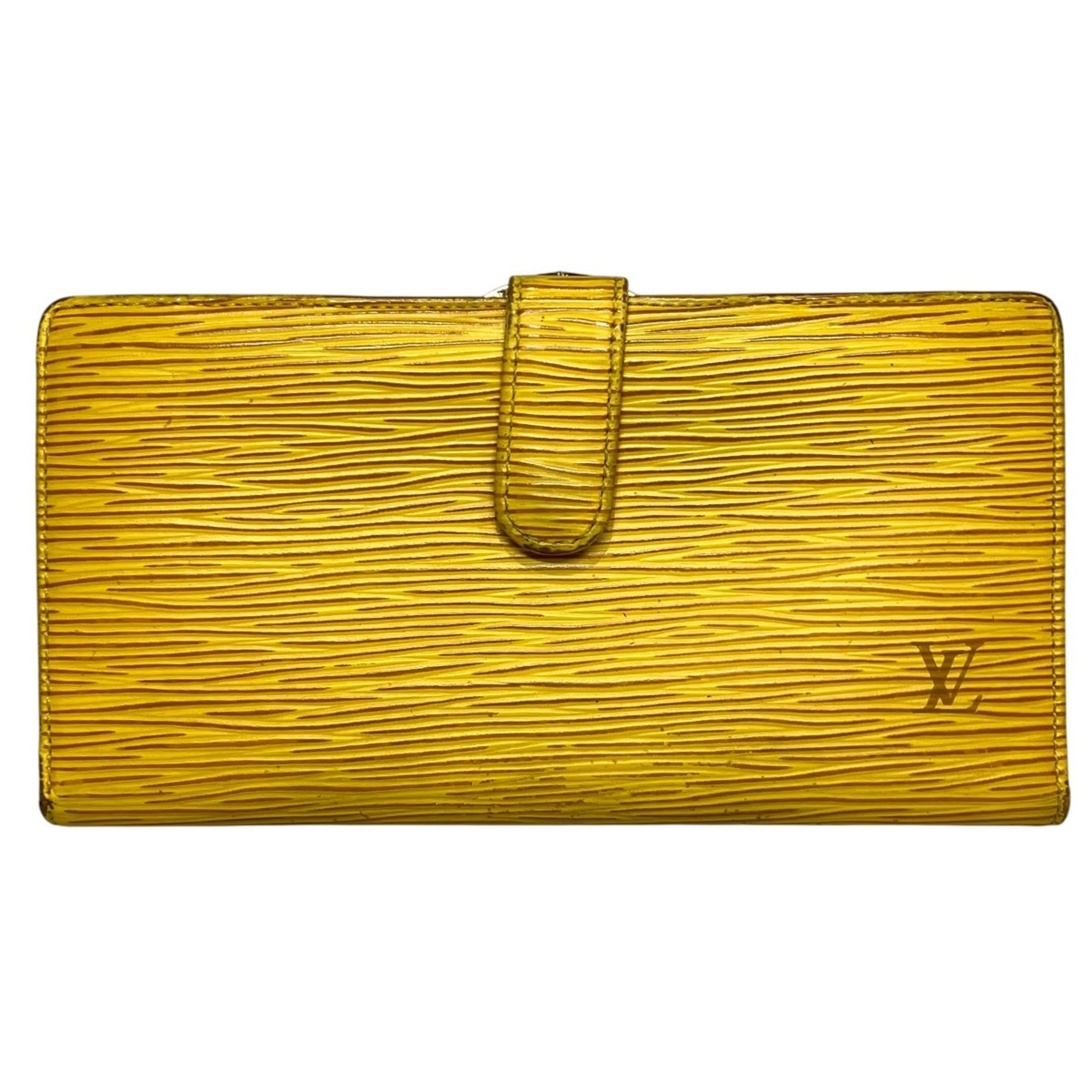 Louis Vuitton Epi Jaune Leather Long Wallet (Bi-Fold) (Pre-Owned)