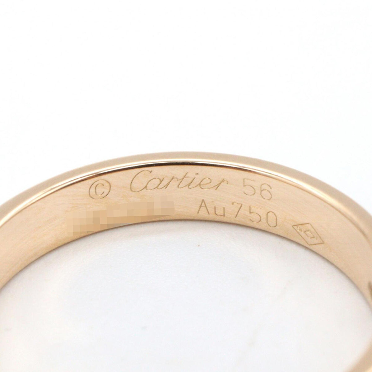 Cartier Gold Pink Gold (18K) Band Ring (Pre-Owned)