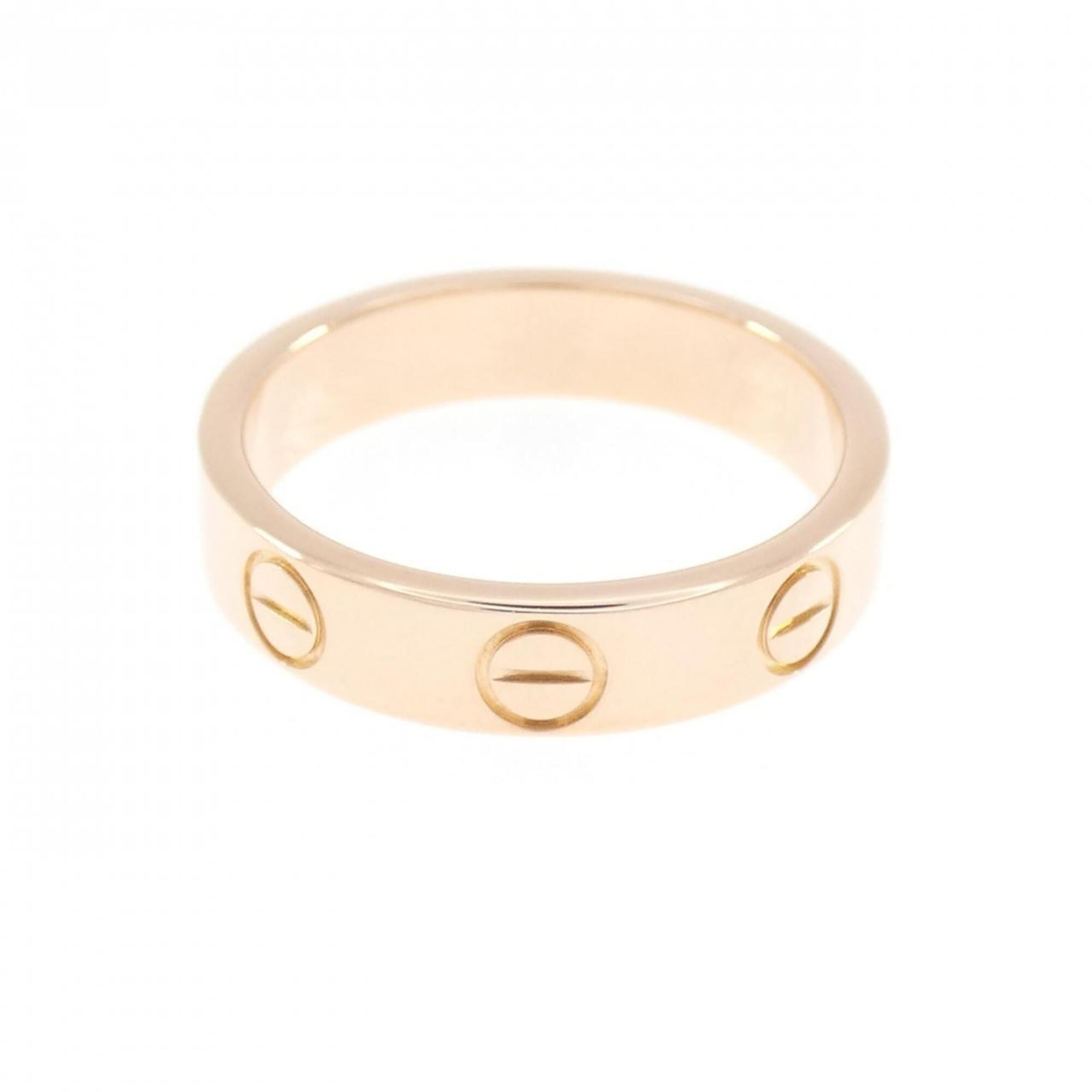 Cartier Love Pink Gold (18K) Band Ring (Pre-Owned)