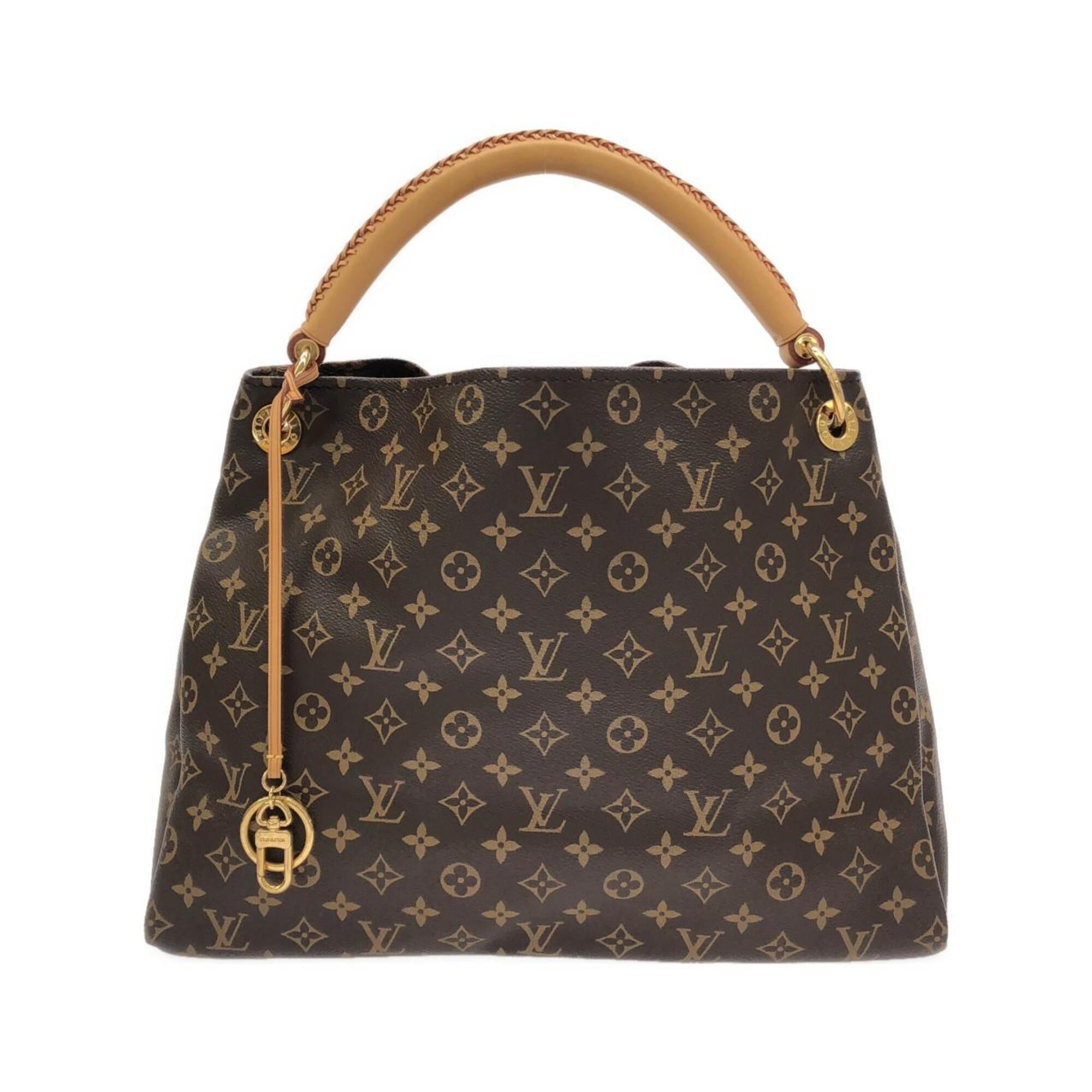 Louis Vuitton Brown Coated Canvas Shoulder Bag (Pre-Owned)