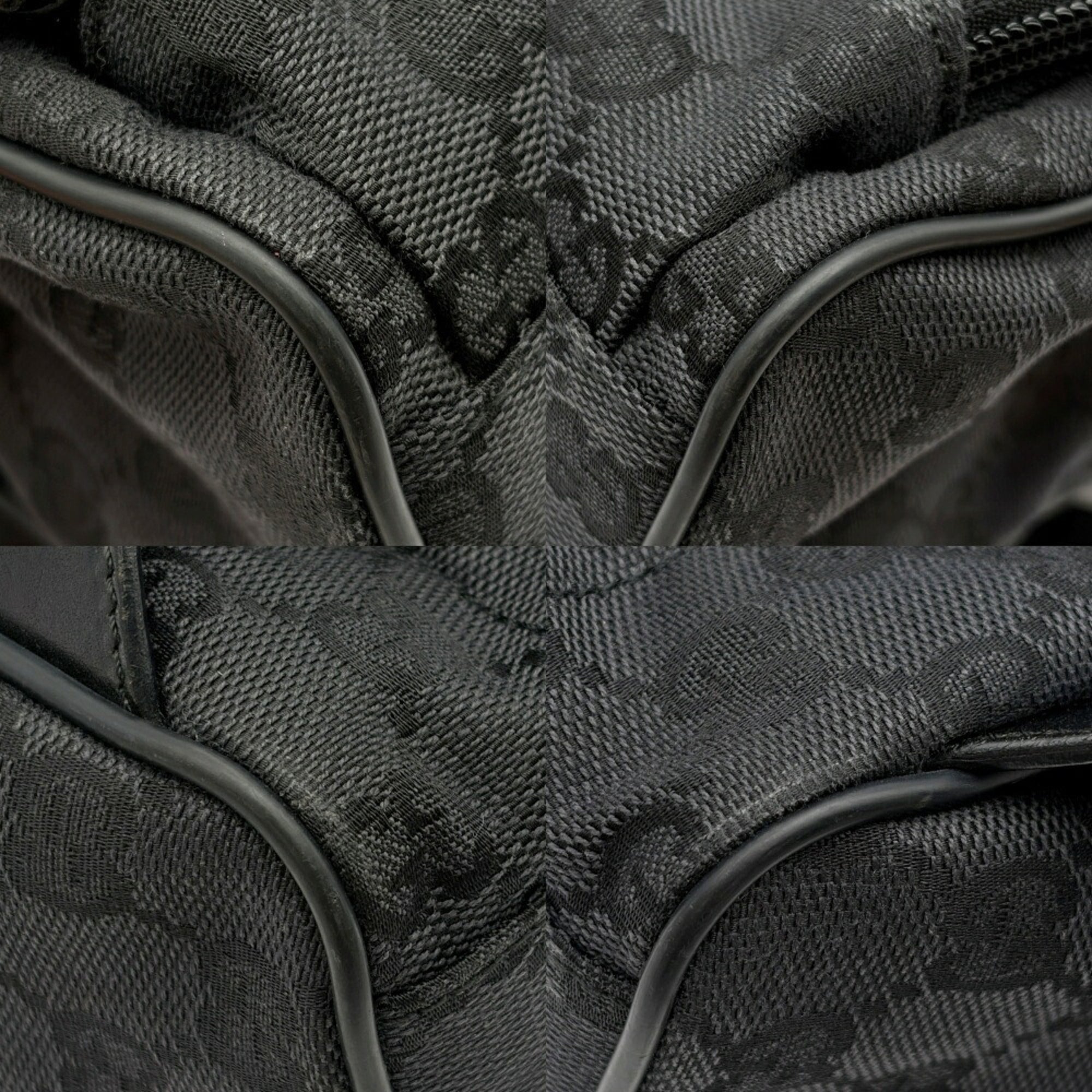 Gucci Black Gg Canvas Nylon (Pre-Owned)