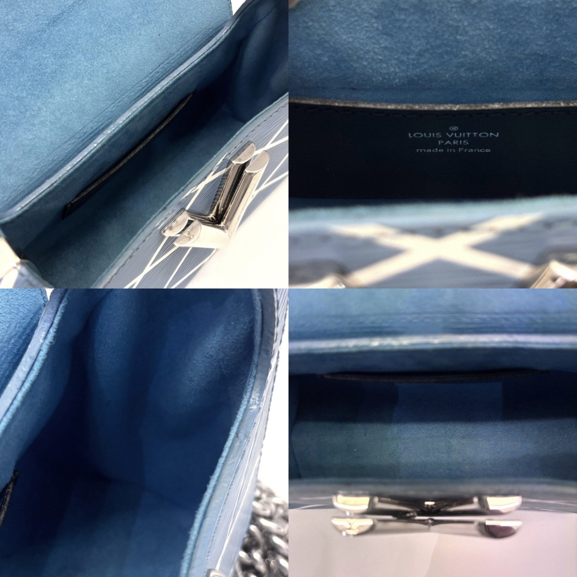 Louis Vuitton Epi Blue Light Blue Epi Leather Shoulder Bag (Pre-Owned)