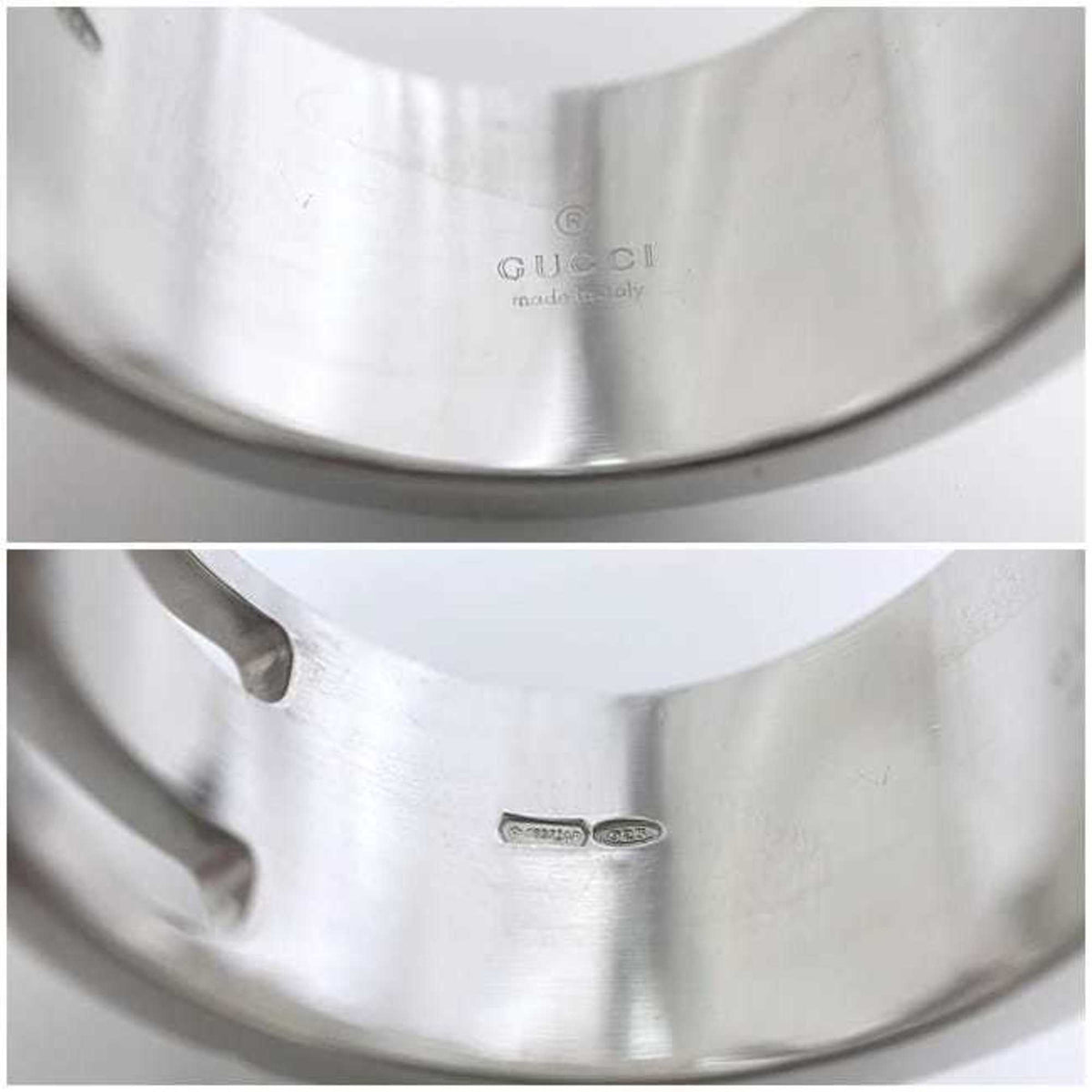 Gucci Silver 925 Band Ring (Pre-Owned)