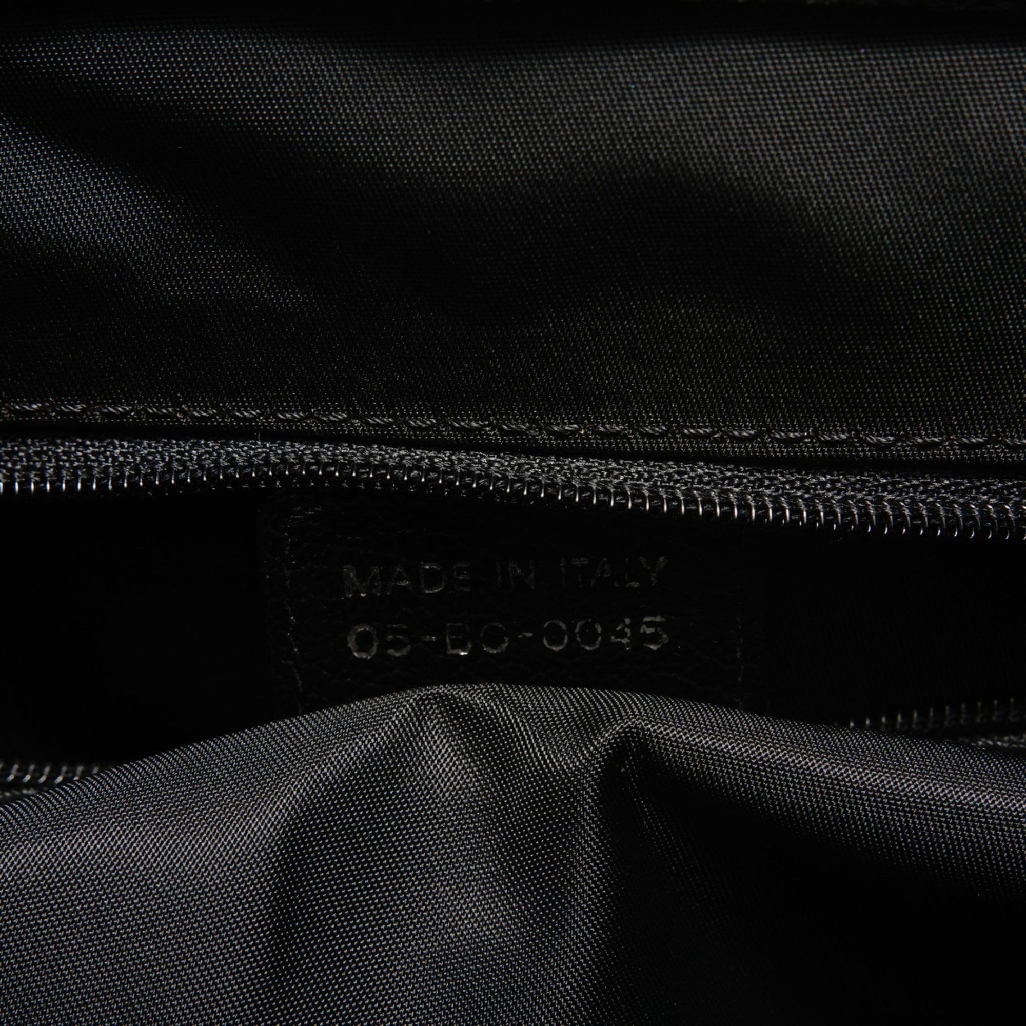 Christian Dior Black Canvas Handbag (Pre-Owned)