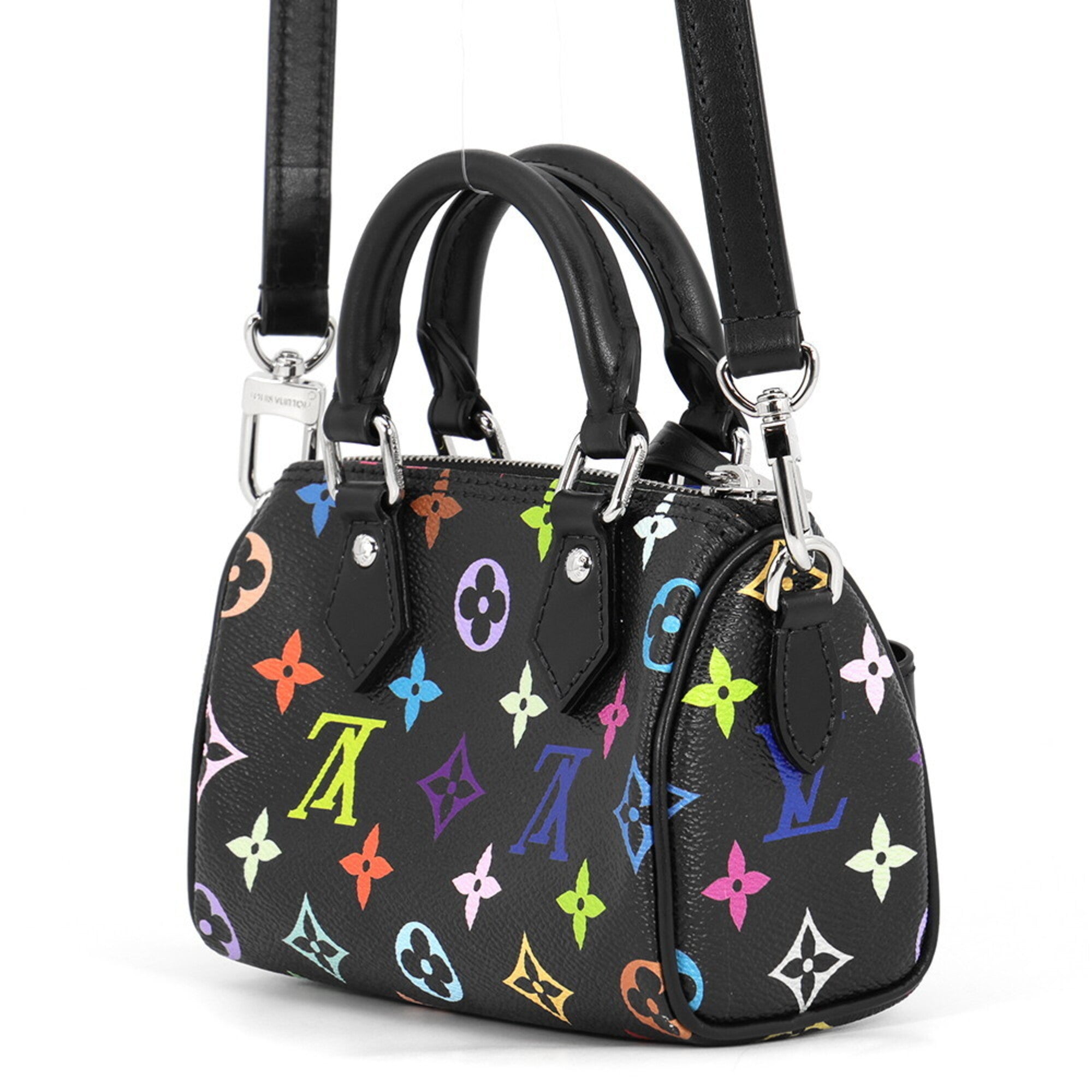 Louis Vuitton Multi-Color Noir Monogram Multicolore Handbag (Pre-Owned)