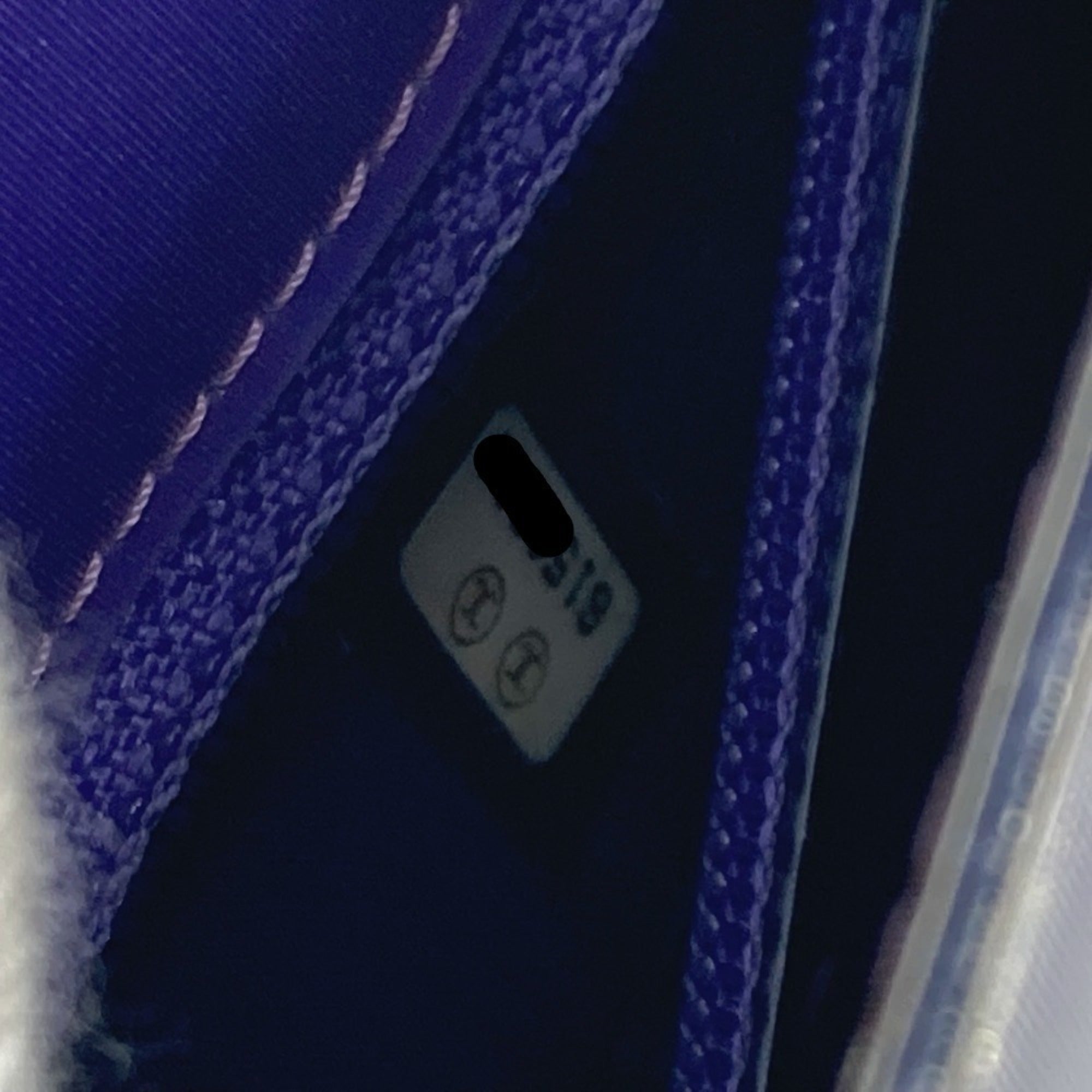 Chanel Purple Vinyl Shoulder Bag (Pre-Owned)