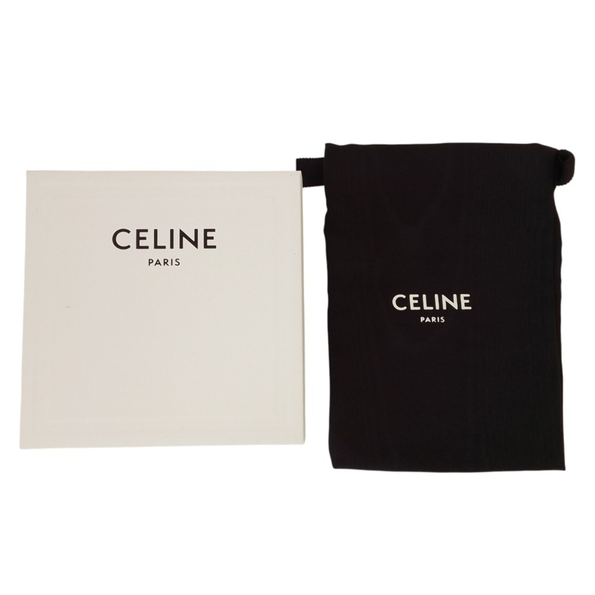 Celine Black White Wallet (Tri-Fold) (Pre-Owned)