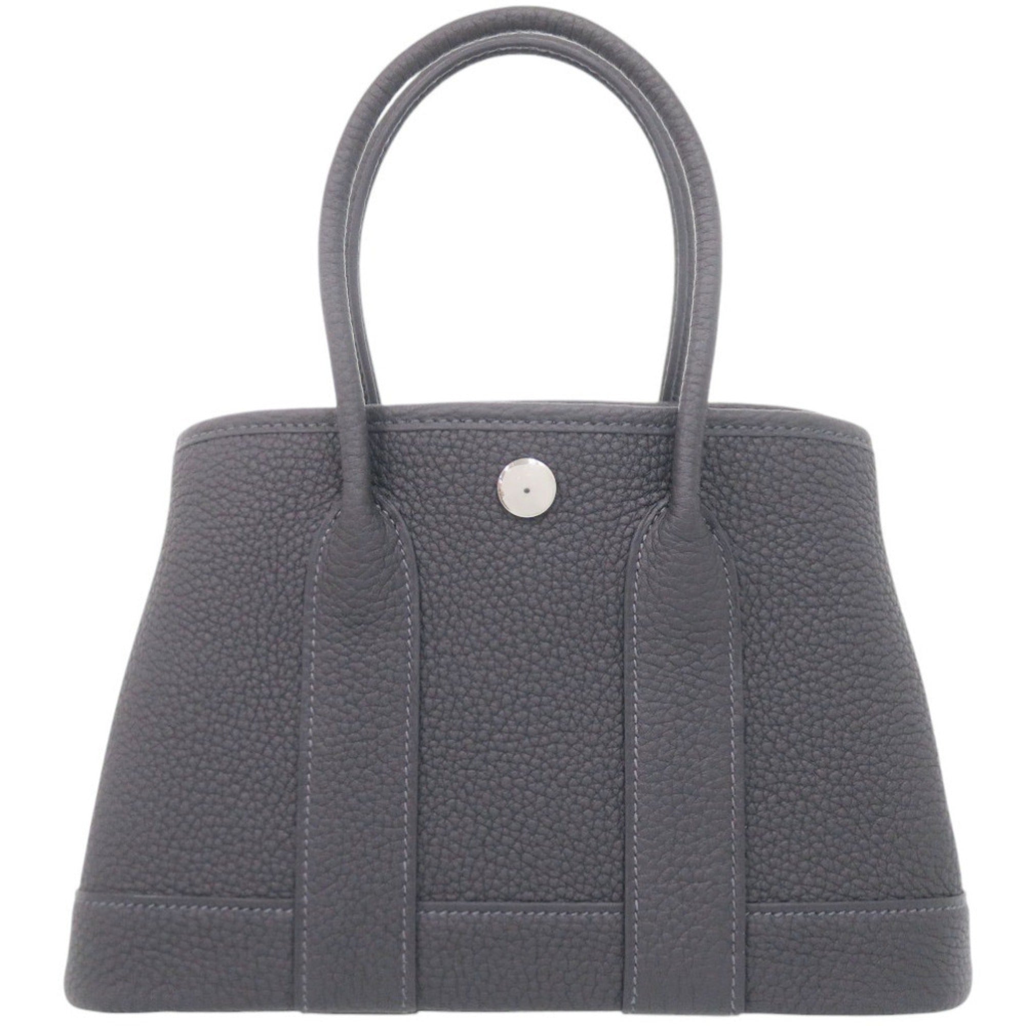 Hermes Ardoise Negonda Leather Handbag (Pre-Owned)