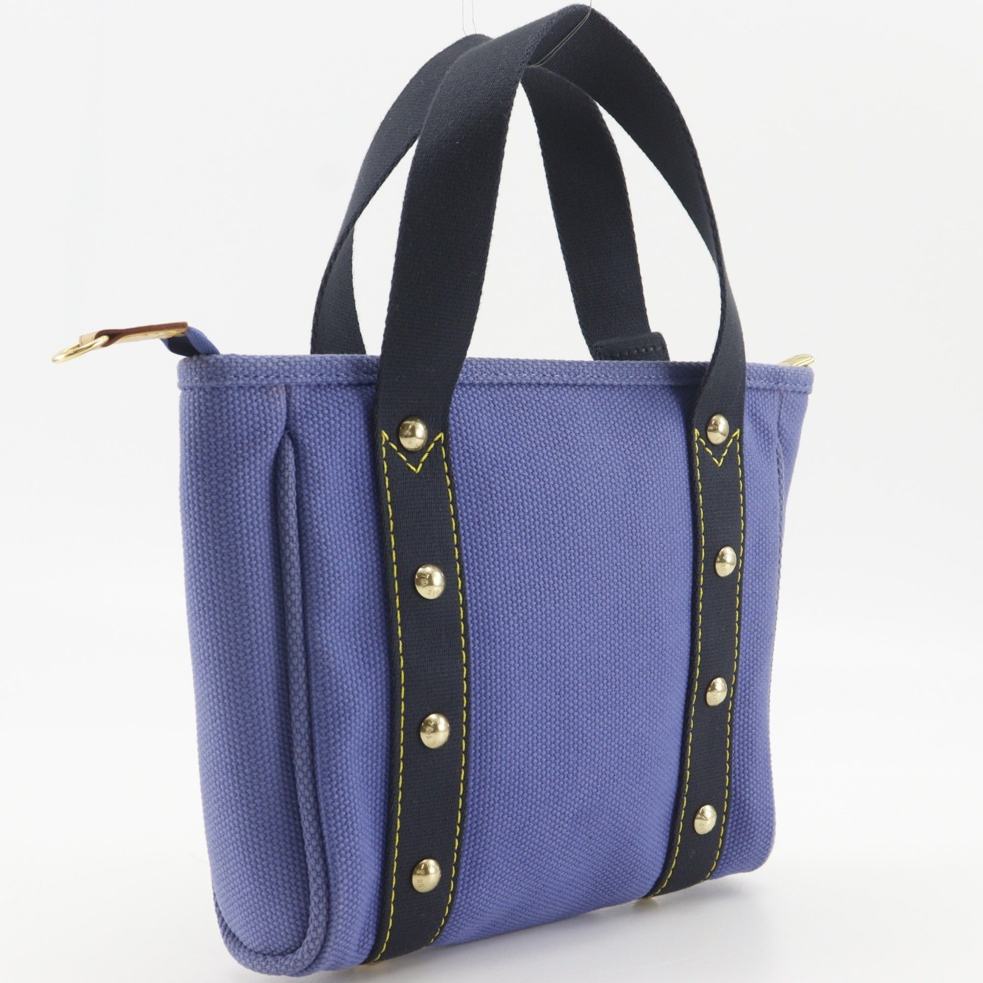 Louis Vuitton Purple Canvas Handbag (Pre-Owned)