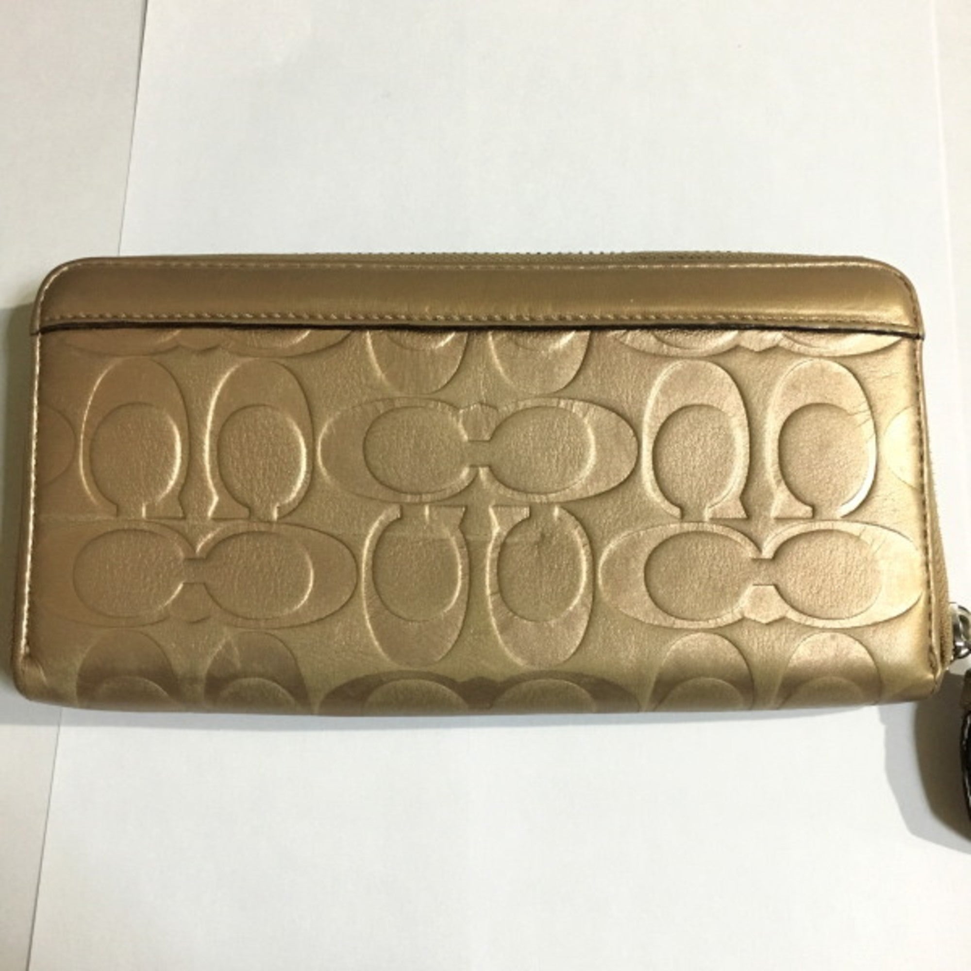 Coach Gold Long Wallet (Bi-Fold) (Pre-Owned)