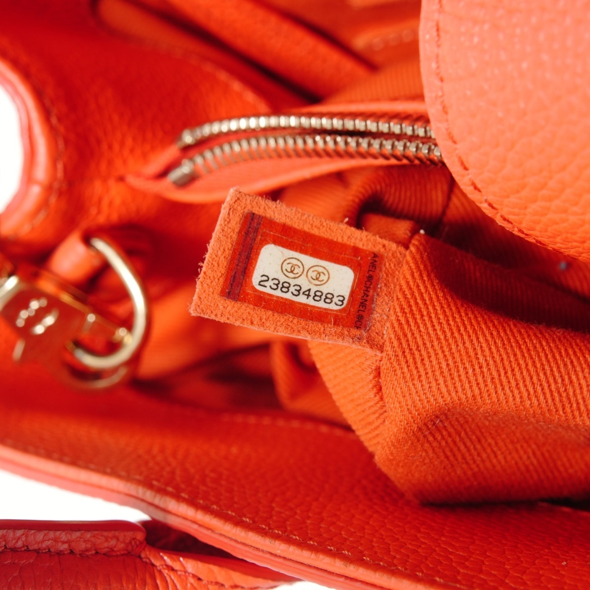 Chanel Orange Handbag (Pre-Owned)