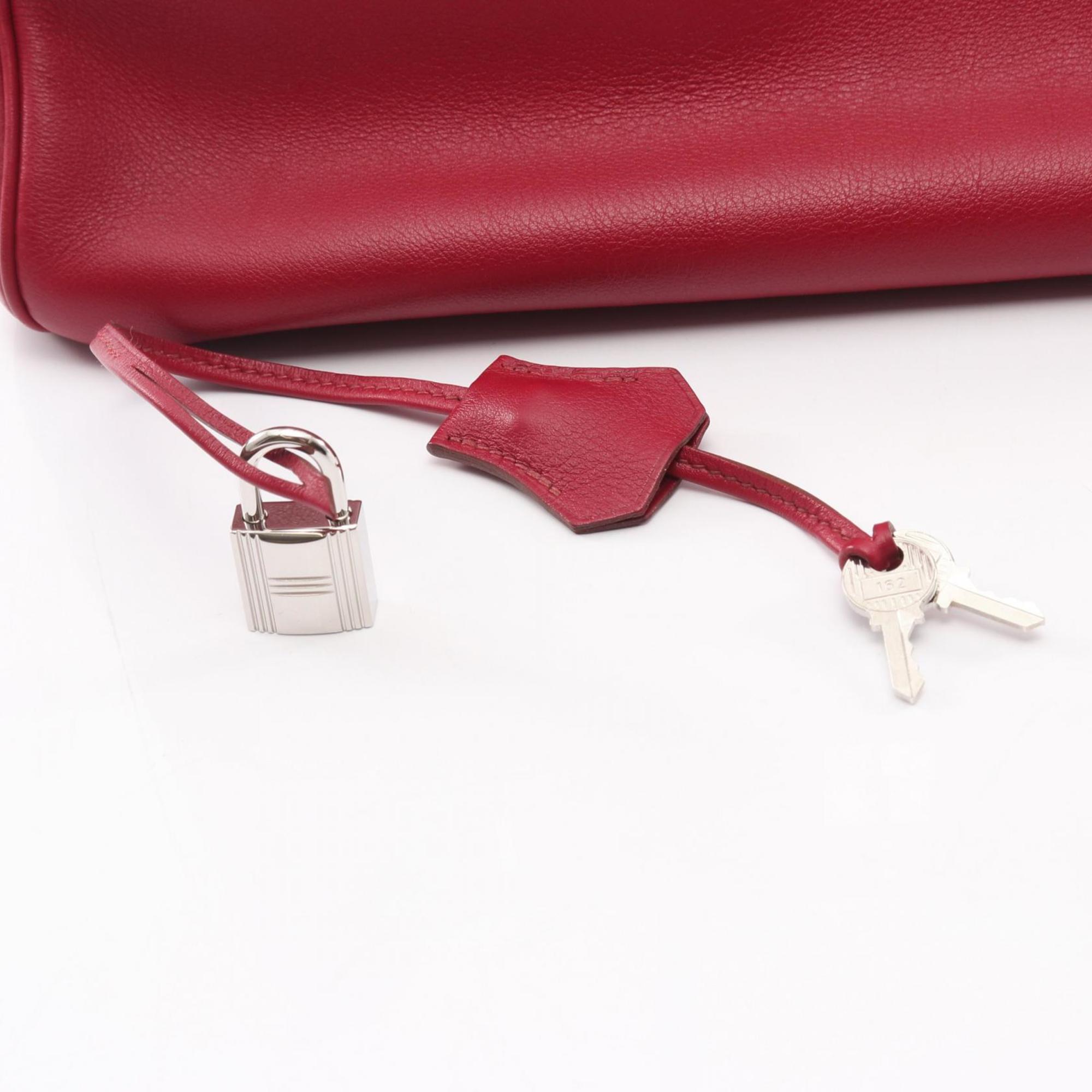 Hermes Pink Leather Handbag (Pre-Owned)