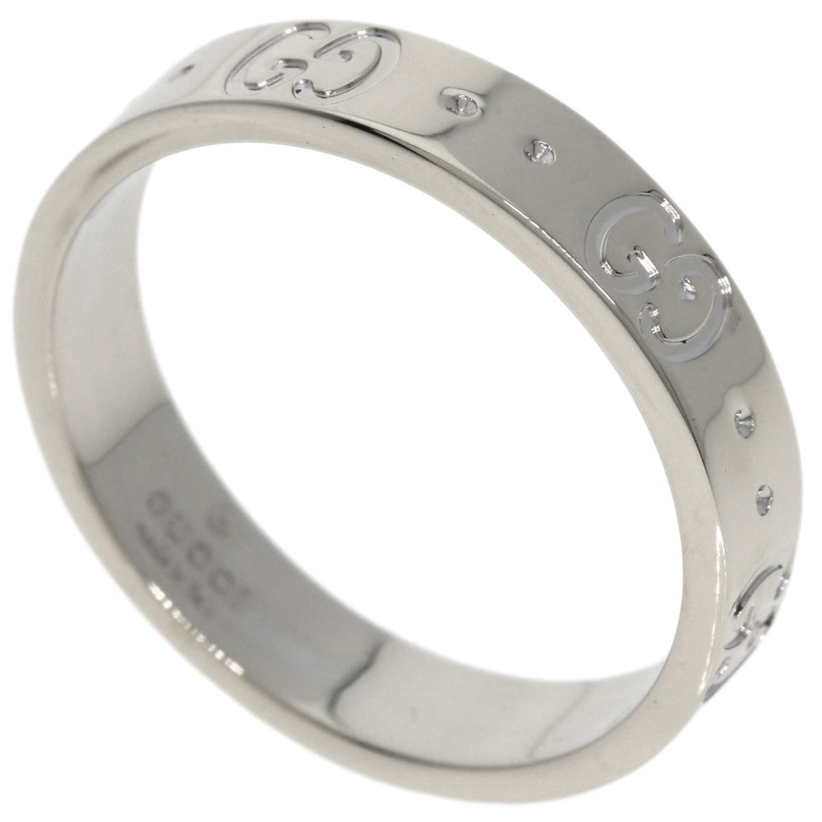 Gucci White Gold (18K) Band Ring (Pre-Owned)
