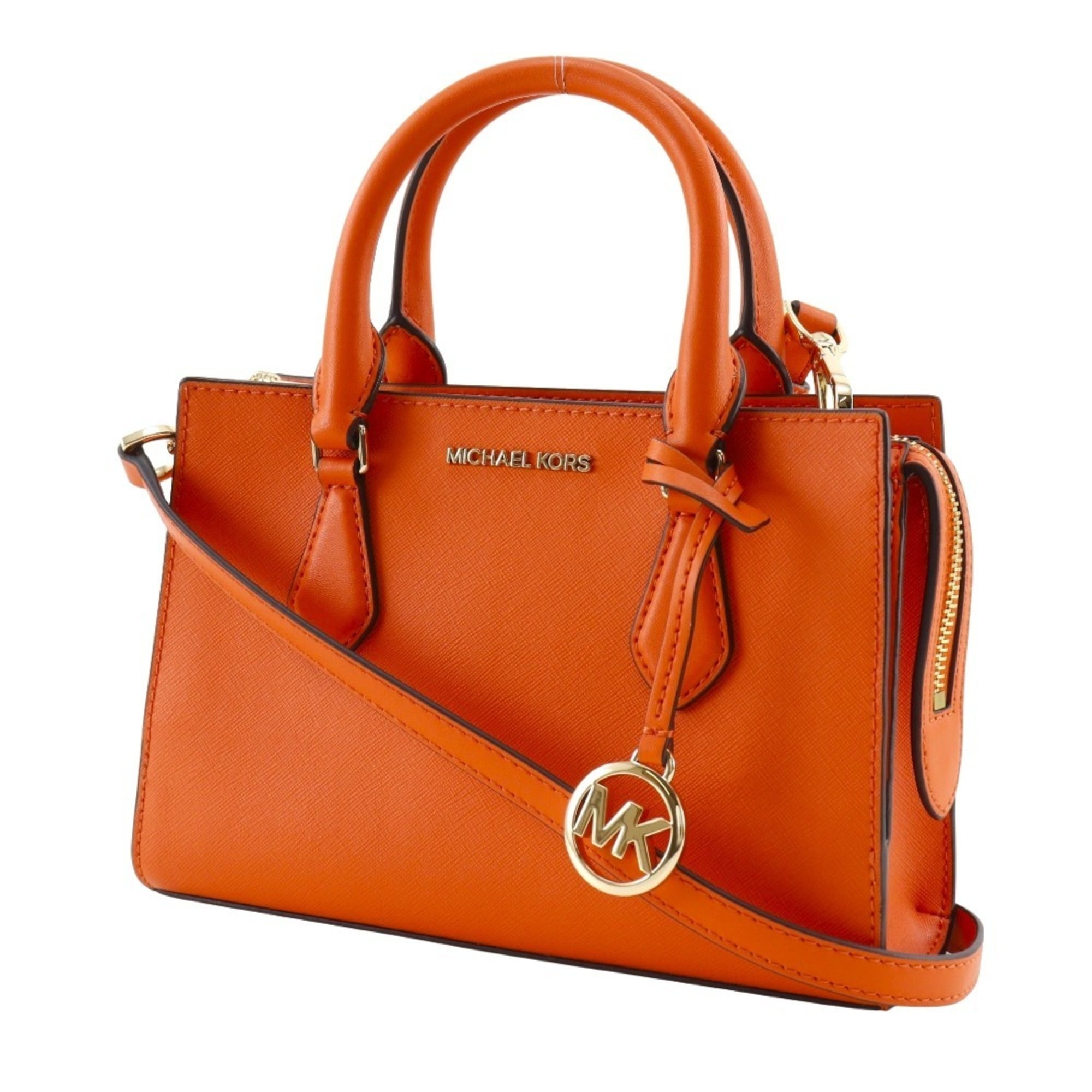 Michael Kors Orange Leather Handbag (Pre-Owned)
