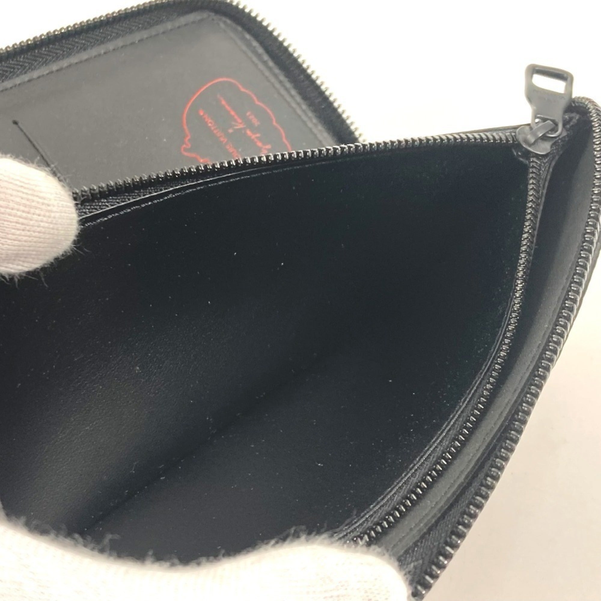 Louis Vuitton Monogram Empreinte Black Noir Red Color Monogram Empreinte Long Wallet (Bi-Fold) (Pre-Owned)