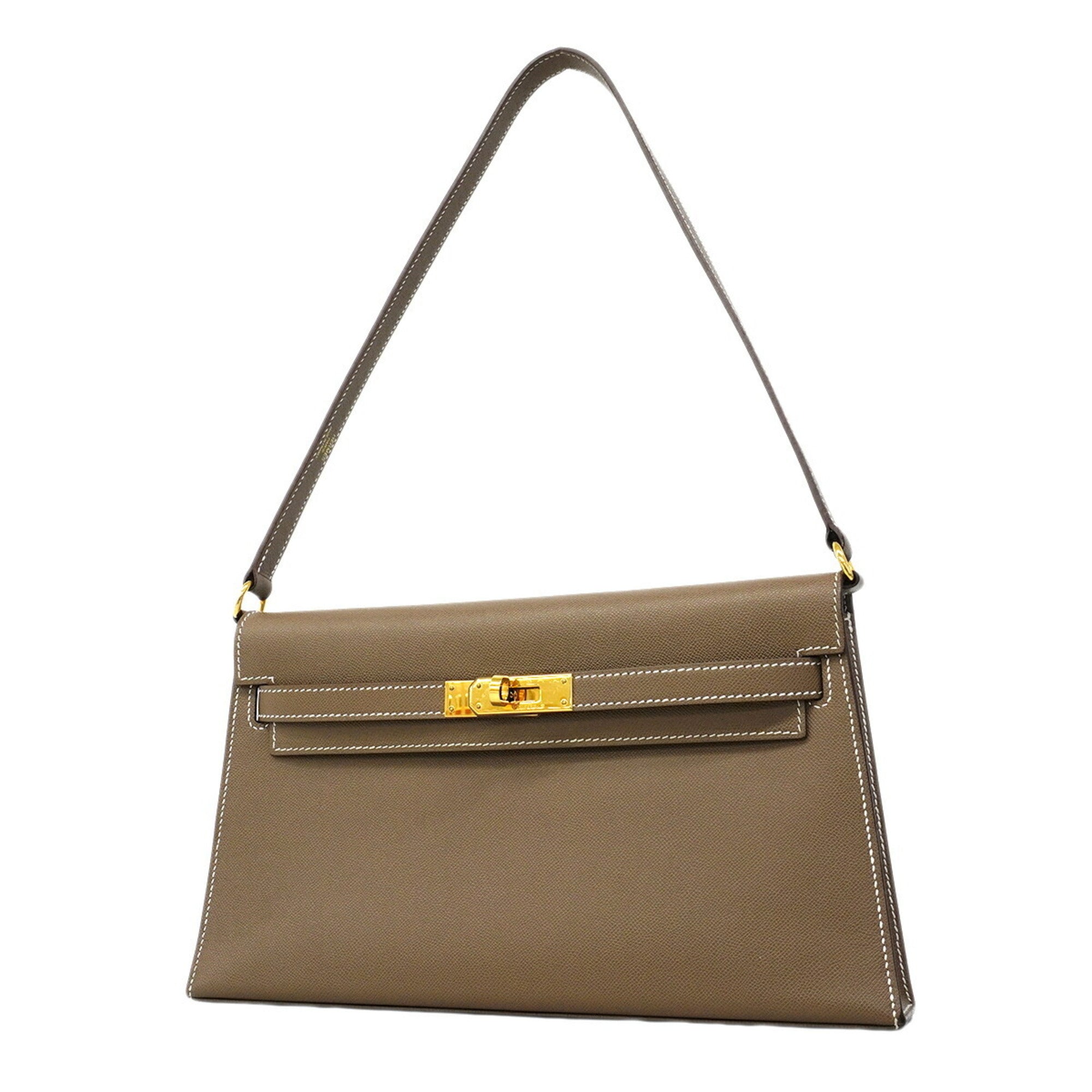 Hermes Etoupe Gray Shoulder Bag (Pre-Owned)