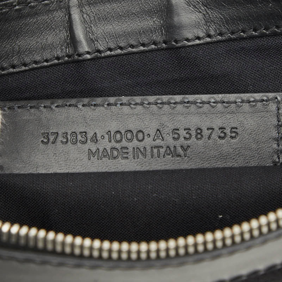 Balenciaga Black Canvas Leather Clutch Bag (Pre-Owned)