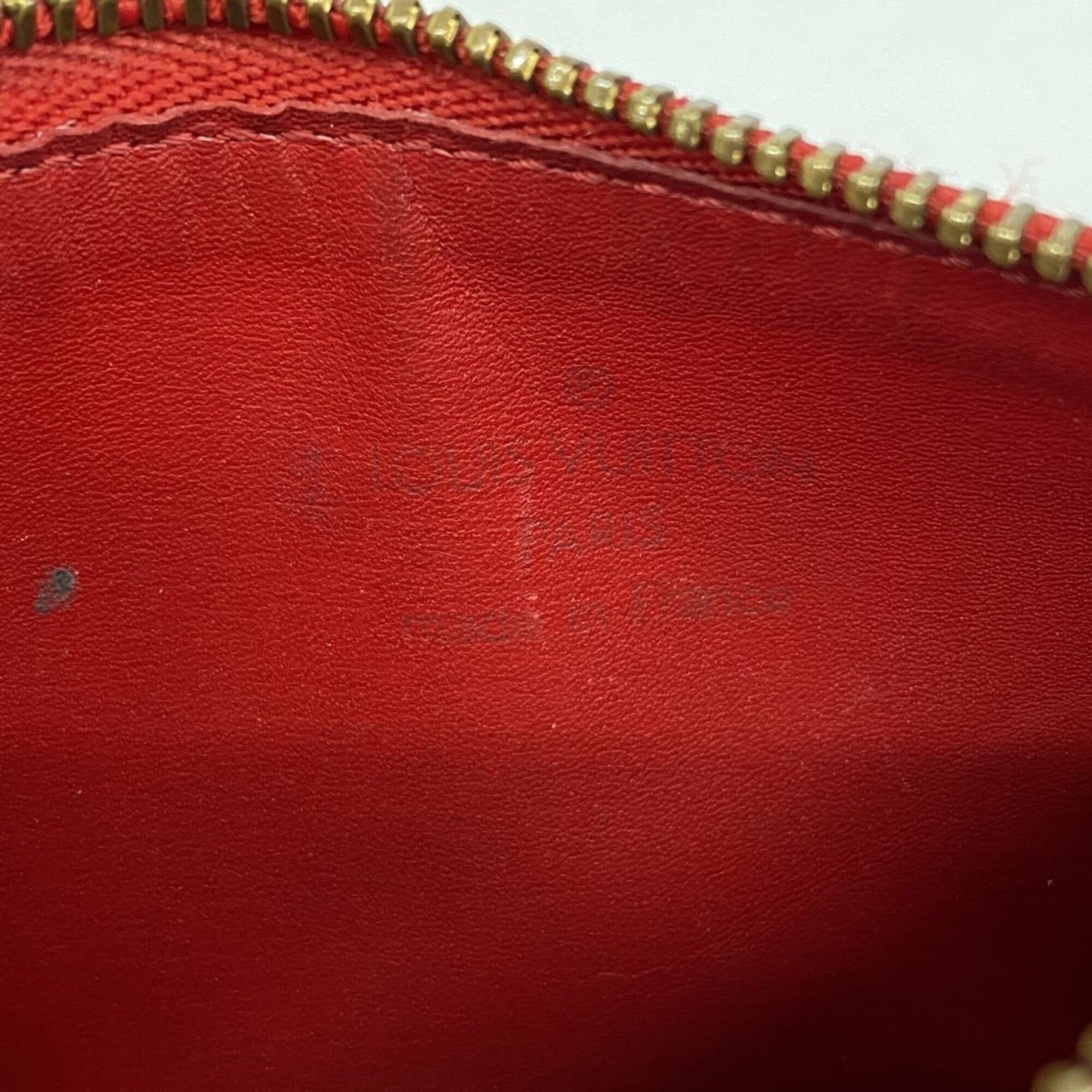 Louis Vuitton Castilian Red Coin Purse/Coin Case (Pre-Owned)