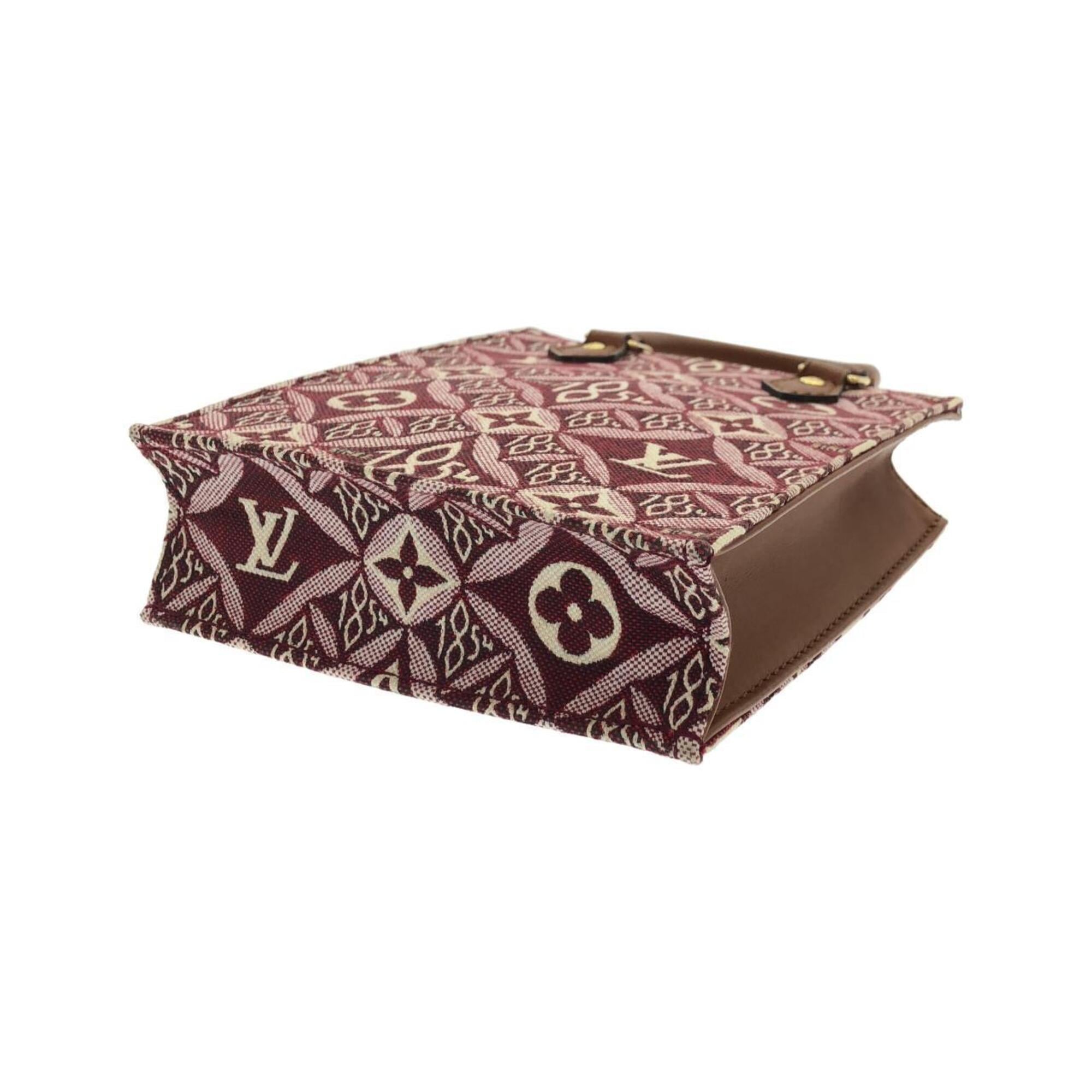 Louis Vuitton Bordeaux Jacquard Handbag (Pre-Owned)