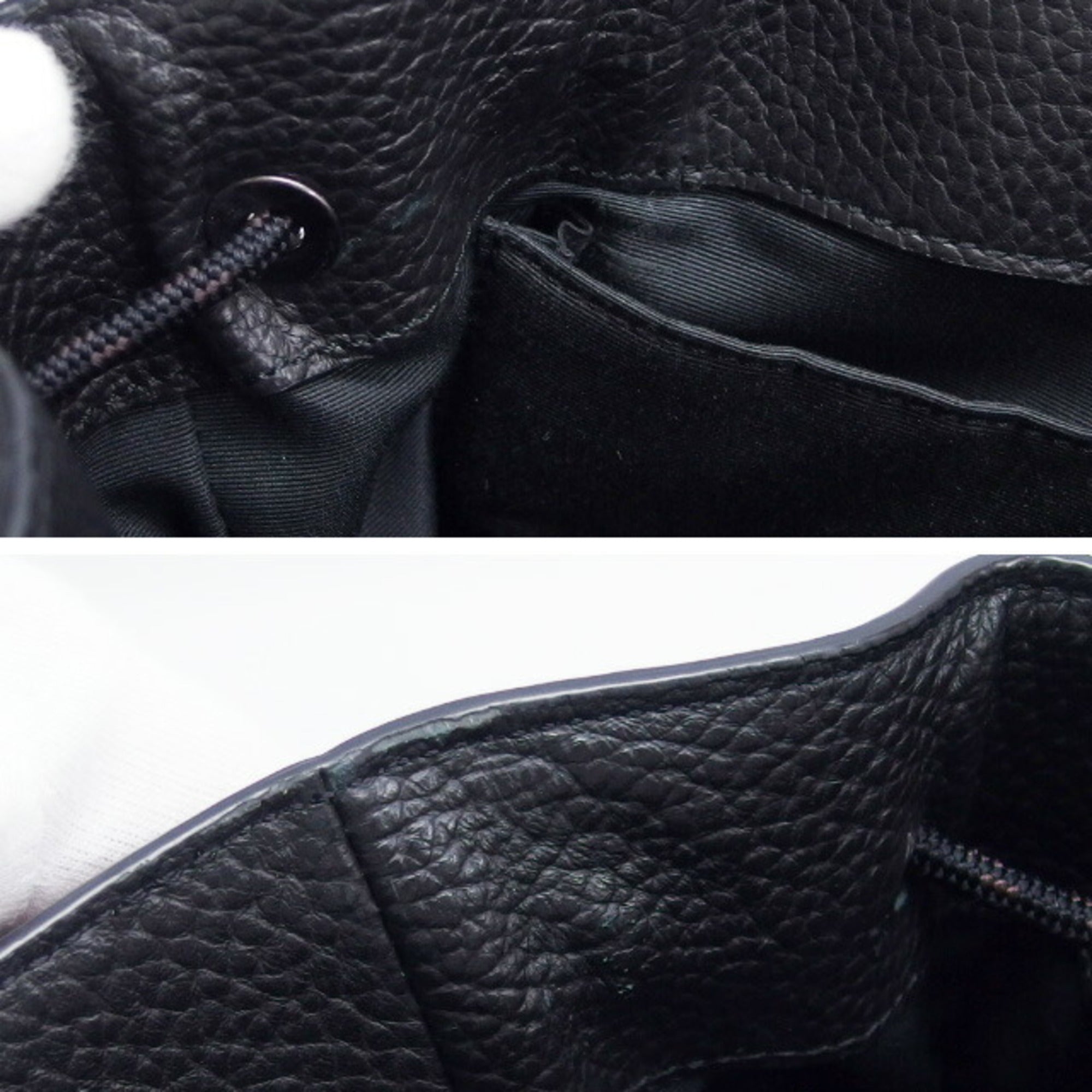 Coach Black Leather Backpack (Pre-Owned)