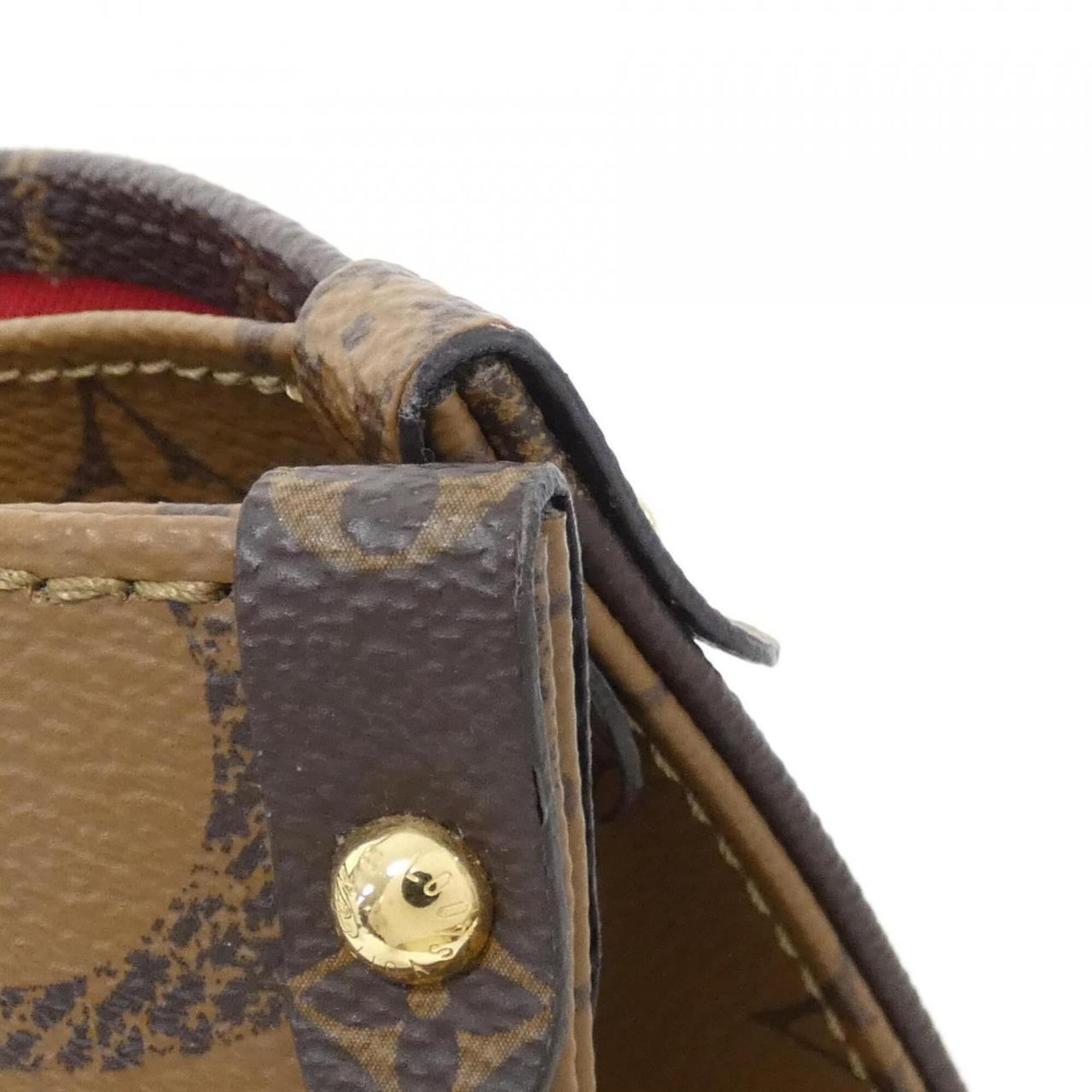 Louis Vuitton Marron Coated Canvas Handbag (Pre-Owned)