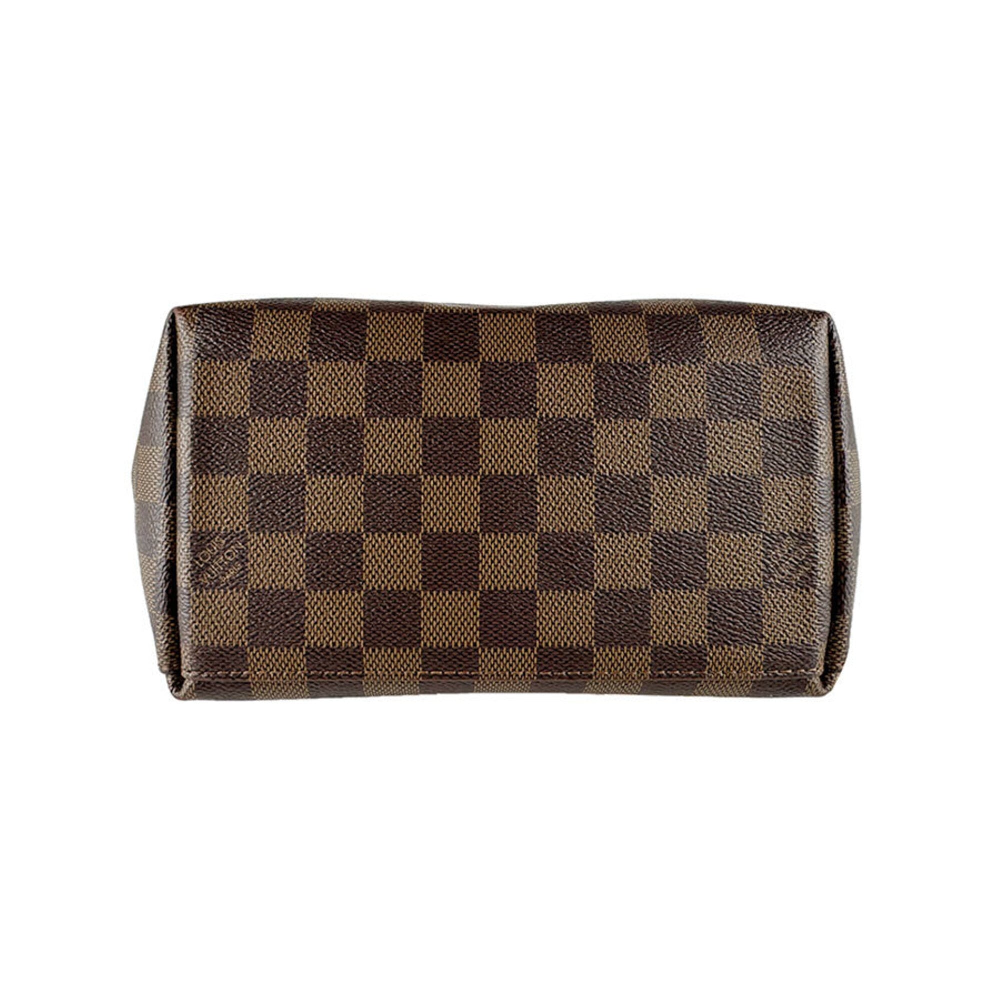 Louis Vuitton Beige Brown Damier Canvas Leather Backpack (Pre-Owned)