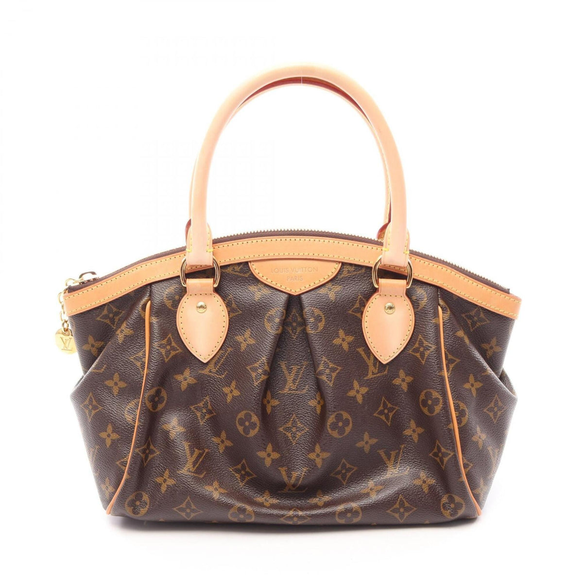 Louis Vuitton Brown Pvc Leather Handbag (Pre-Owned)