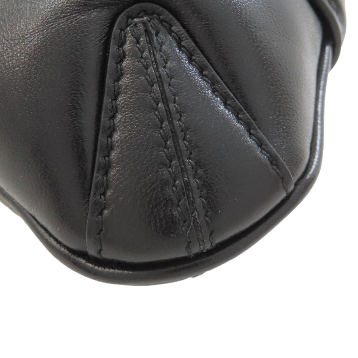 Gucci Horsebit Black Leather Handbag (Pre-Owned)