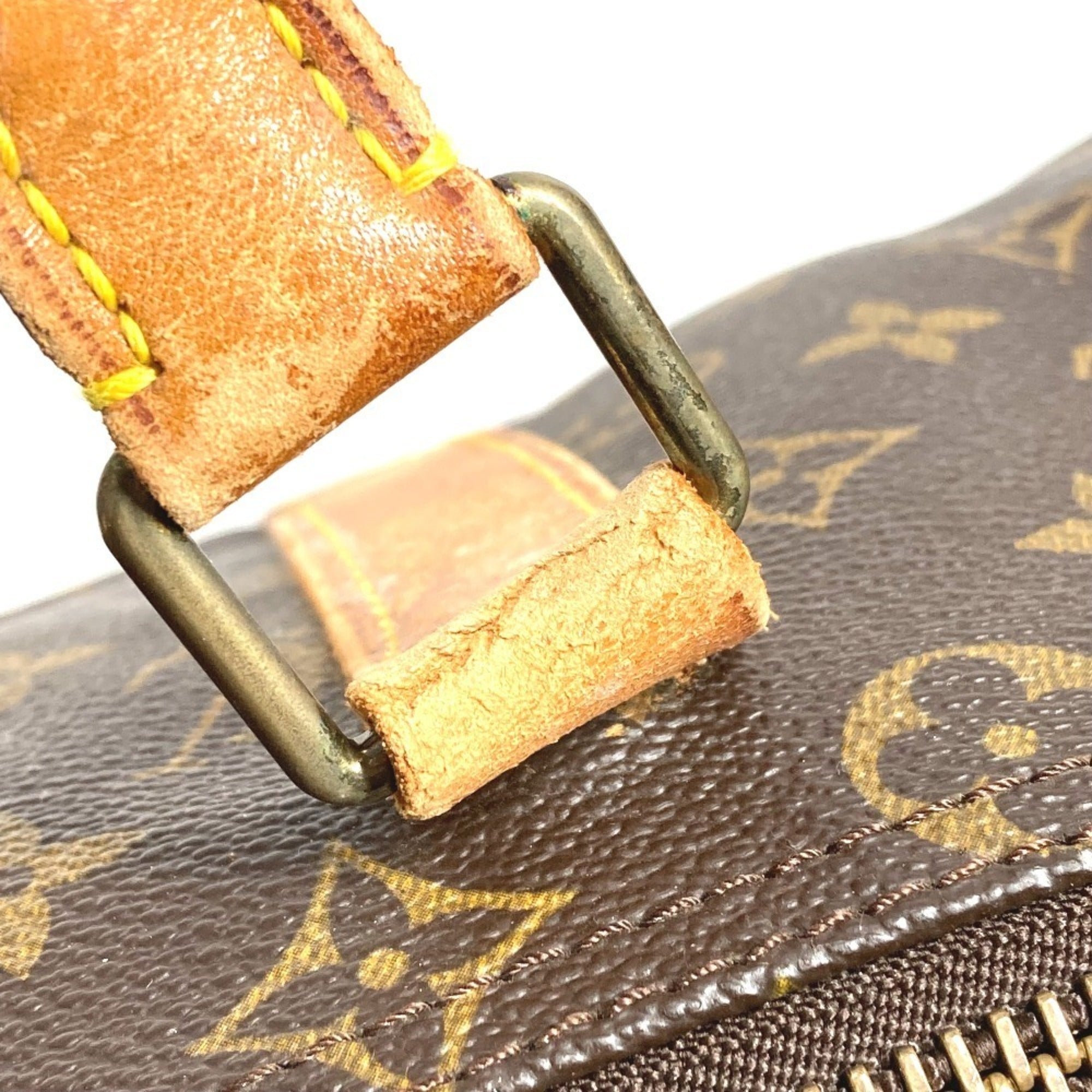 Louis Vuitton Brown Monogram Boston Bag Handbag (Pre-Owned)