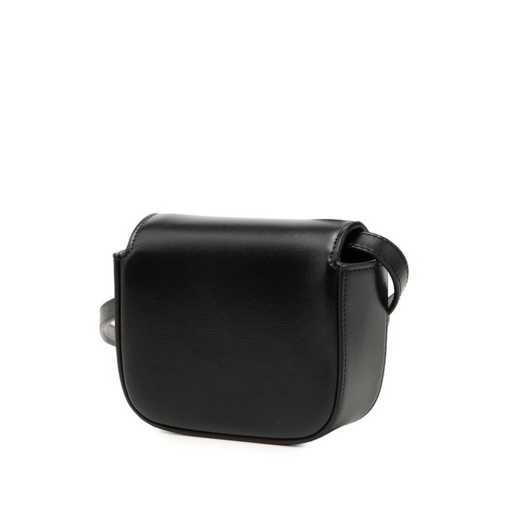 Celine Black Leather Pochette Shoulder Bag (Pre-Owned)