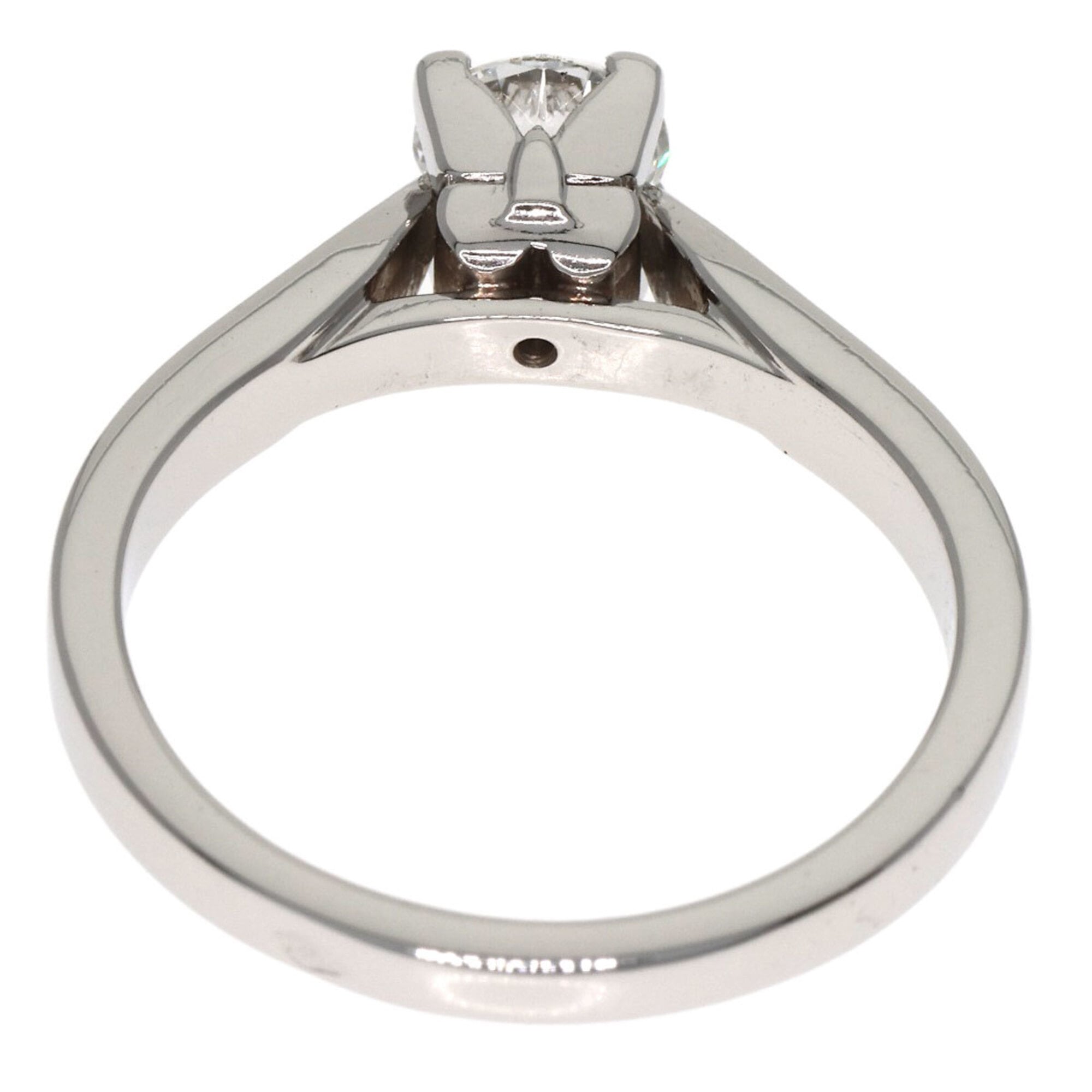Van Cleef & Arpels Platinum Platinum 950 Band Ring (Pre-Owned)
